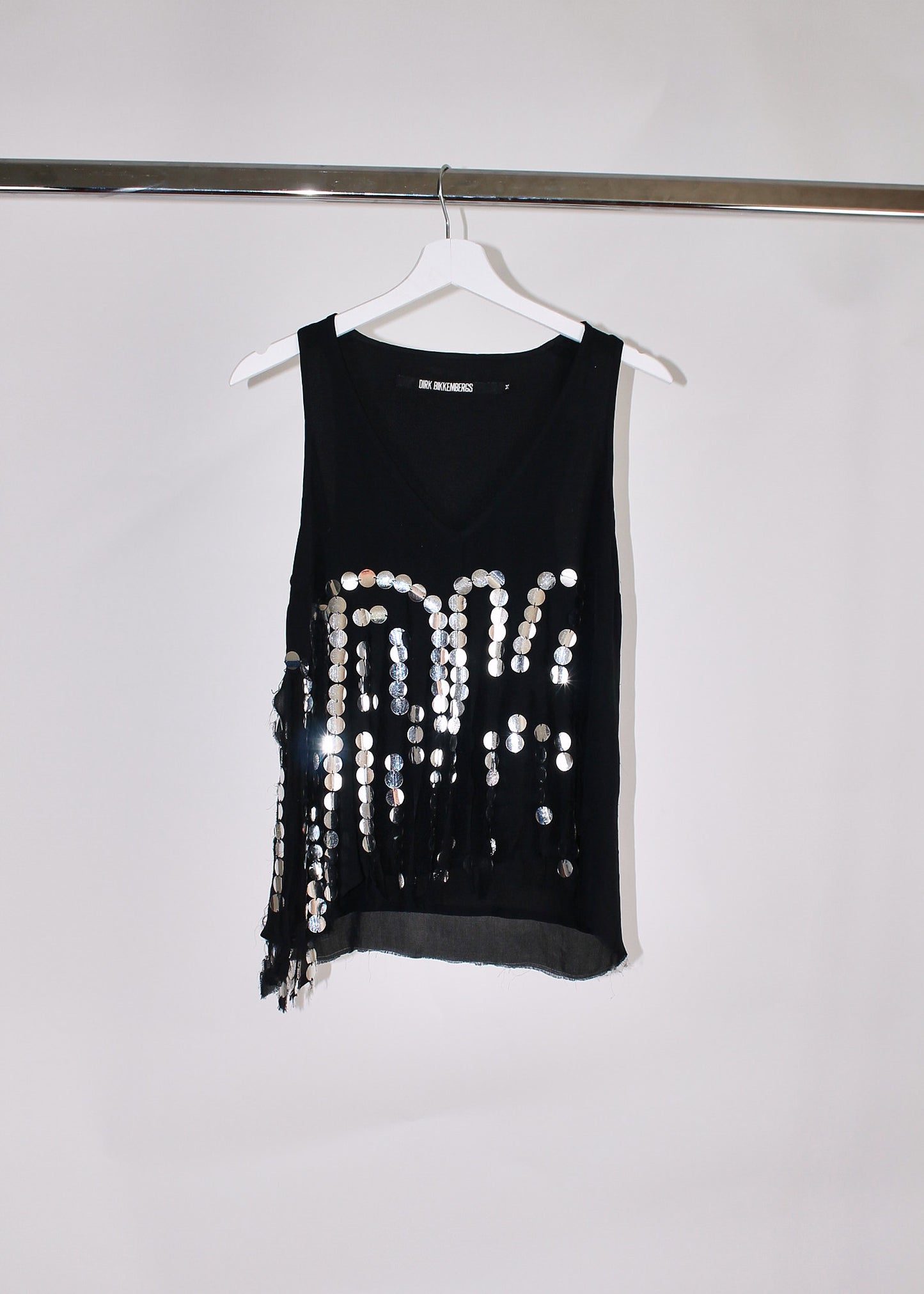 Dirk Bikkembergs Silk Sequins Top
