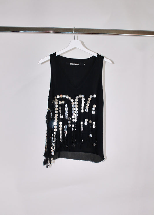 Dirk Bikkembergs Silk Sequins Top