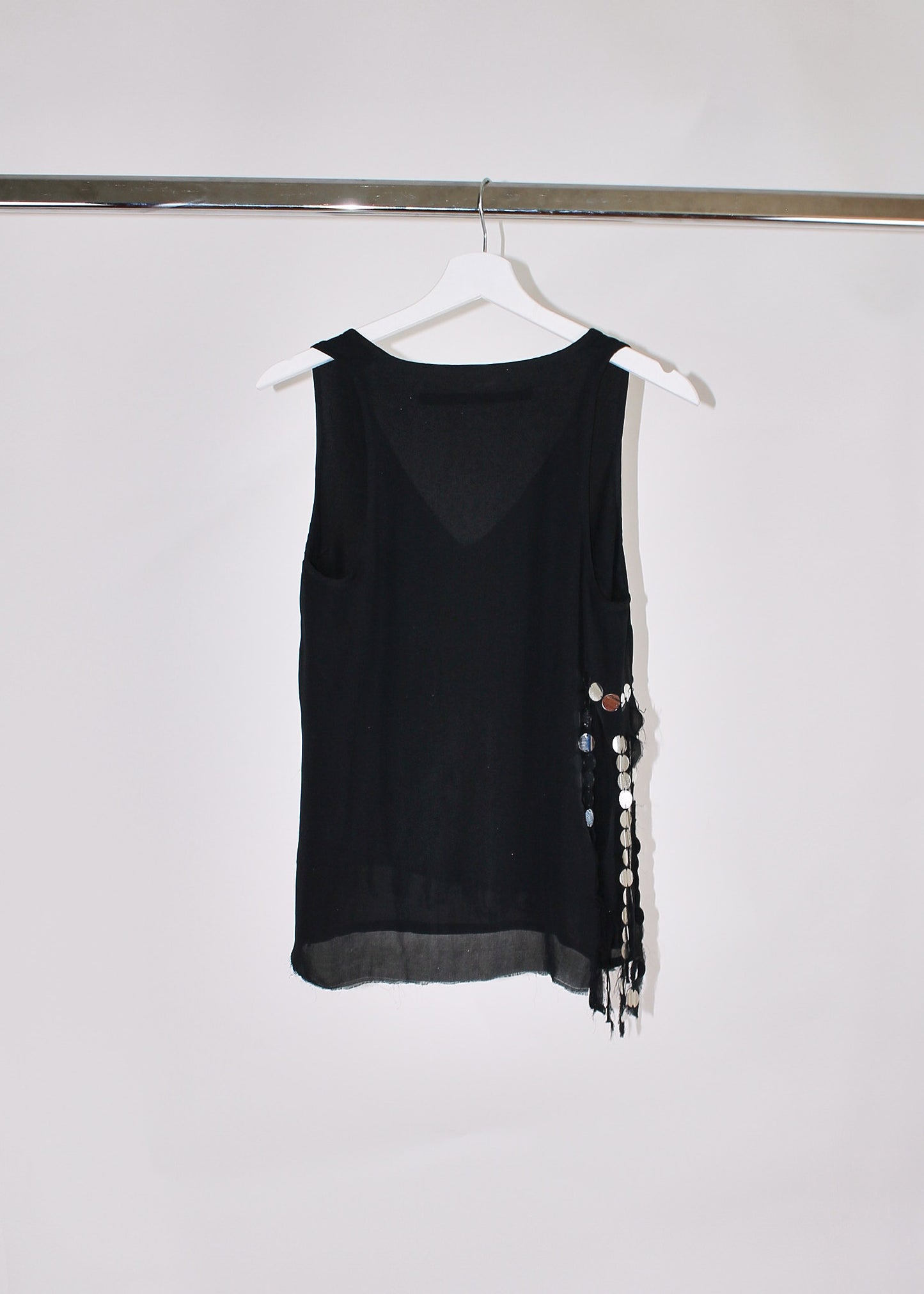 Dirk Bikkembergs Silk Sequins Top