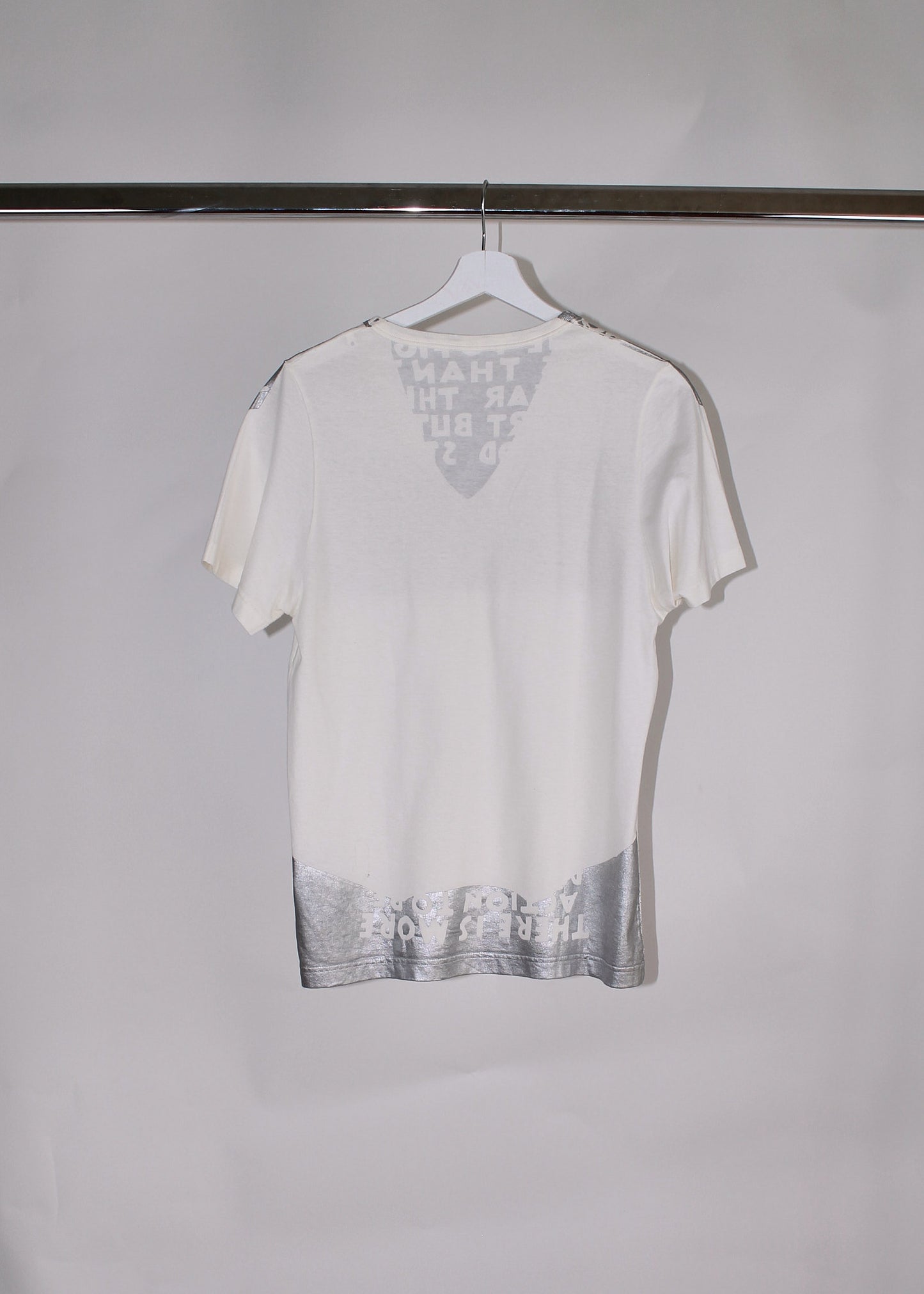 Maison Martin Margiela Aids Silver T-shirt