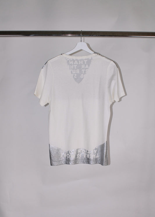 Maison Martin Margiela Aids Silver T-shirt
