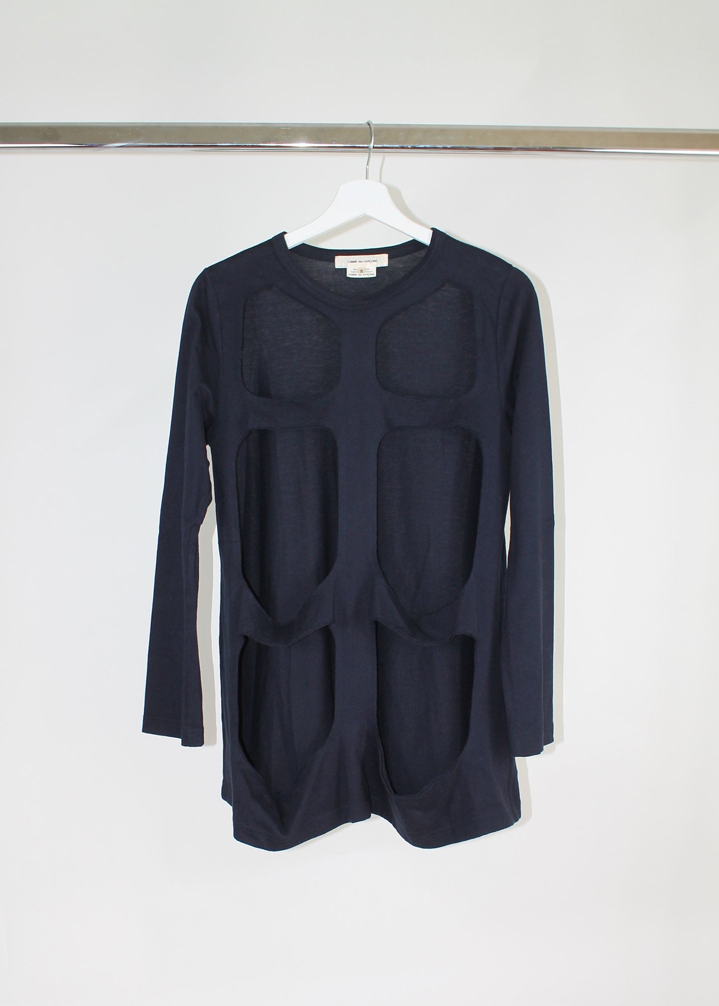 Comme des Garçons cut out long sleeve