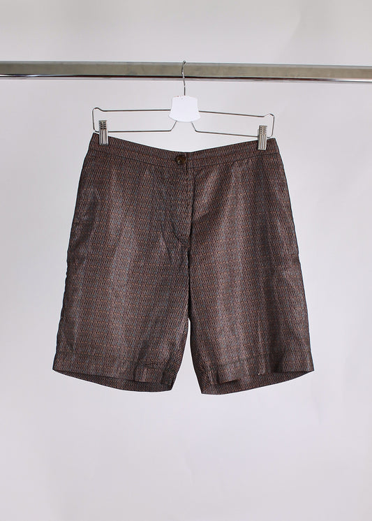 Dries Van Noten Silk Printed Shorts