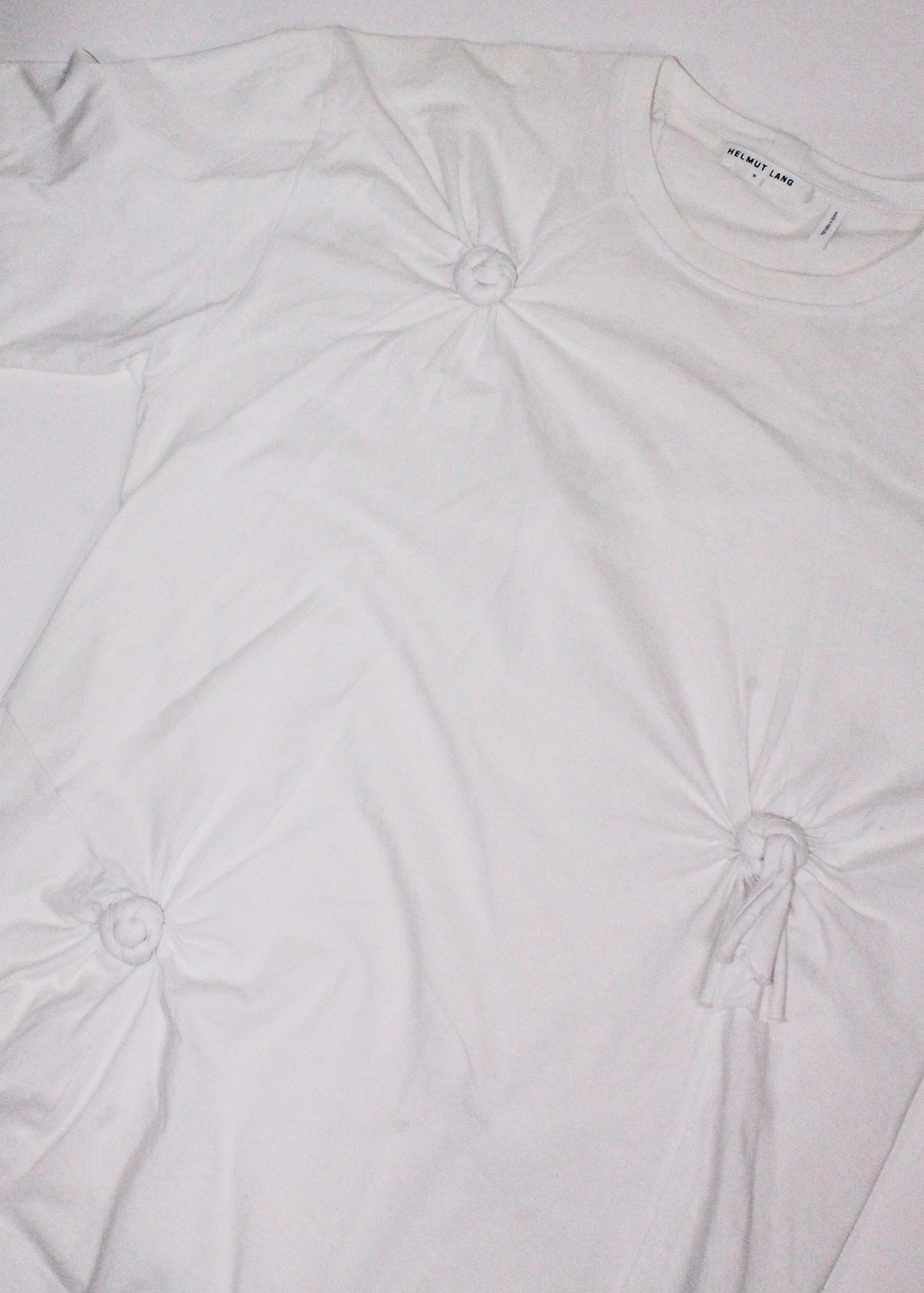Helmut Lang Knots White T-shirt
