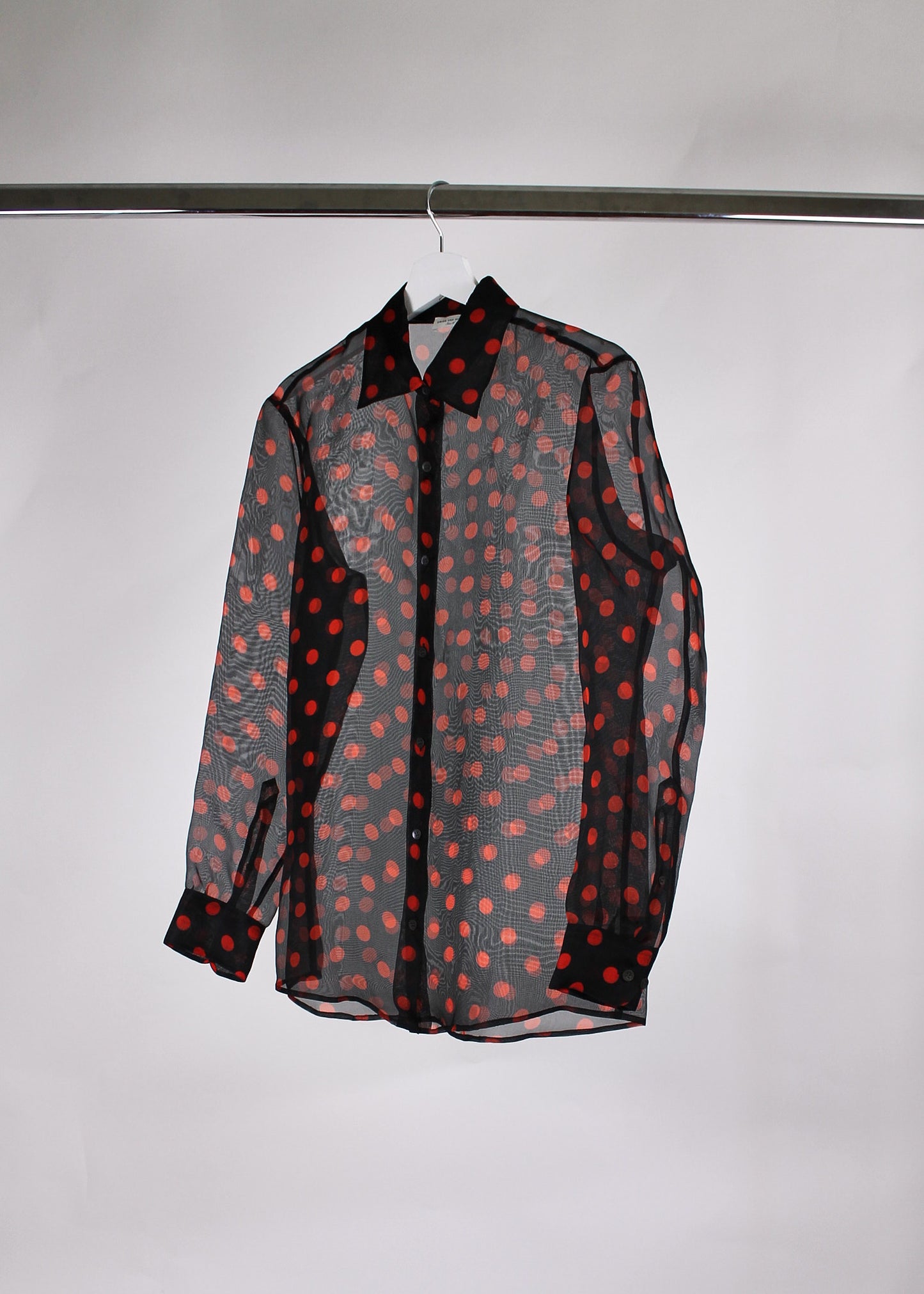 Dries Van Noten Red Polka Dots Shirt