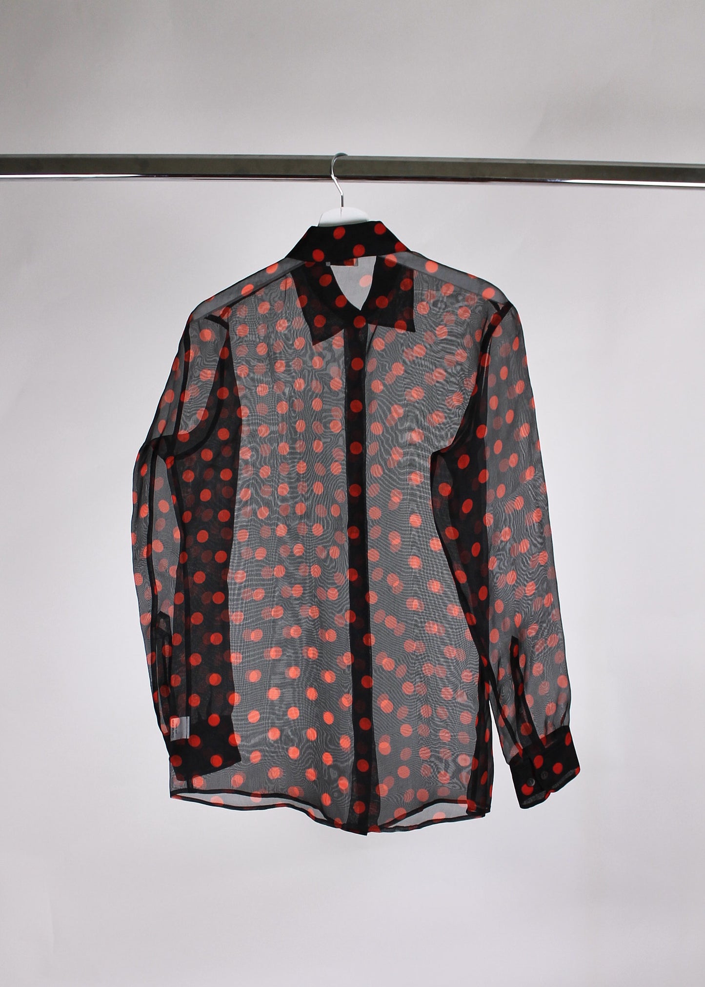 Dries Van Noten Red Polka Dots Shirt