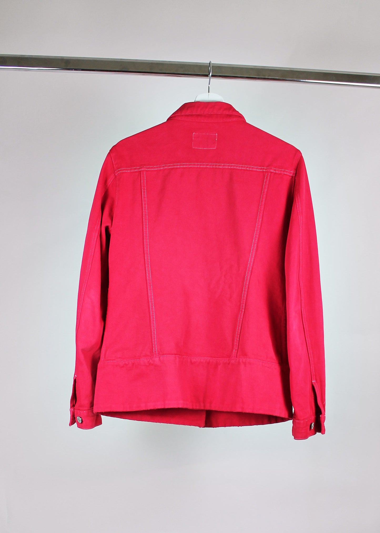 Helmut Lang Red Denim Jacket (1998)