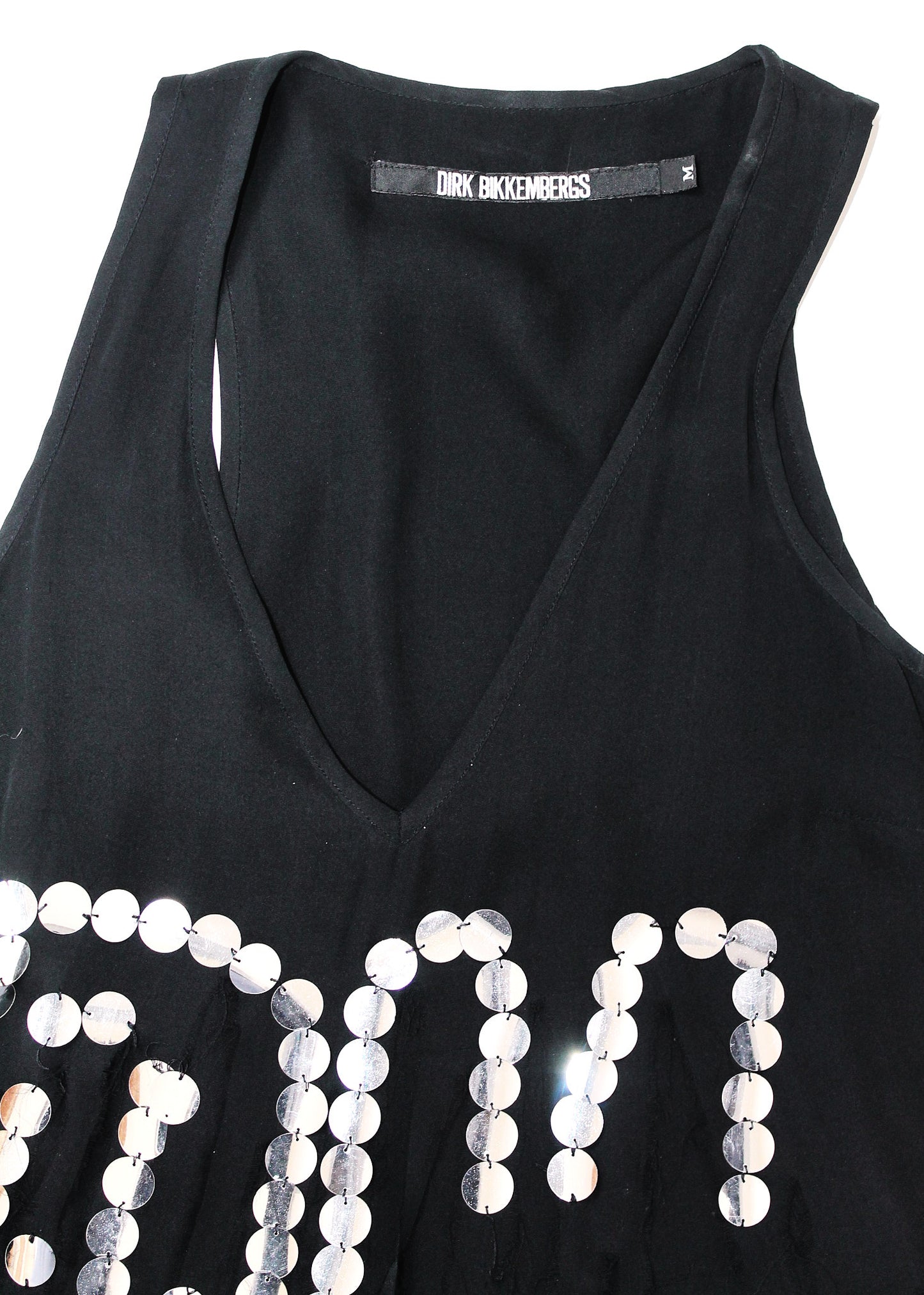 Dirk Bikkembergs Silk Sequins Top