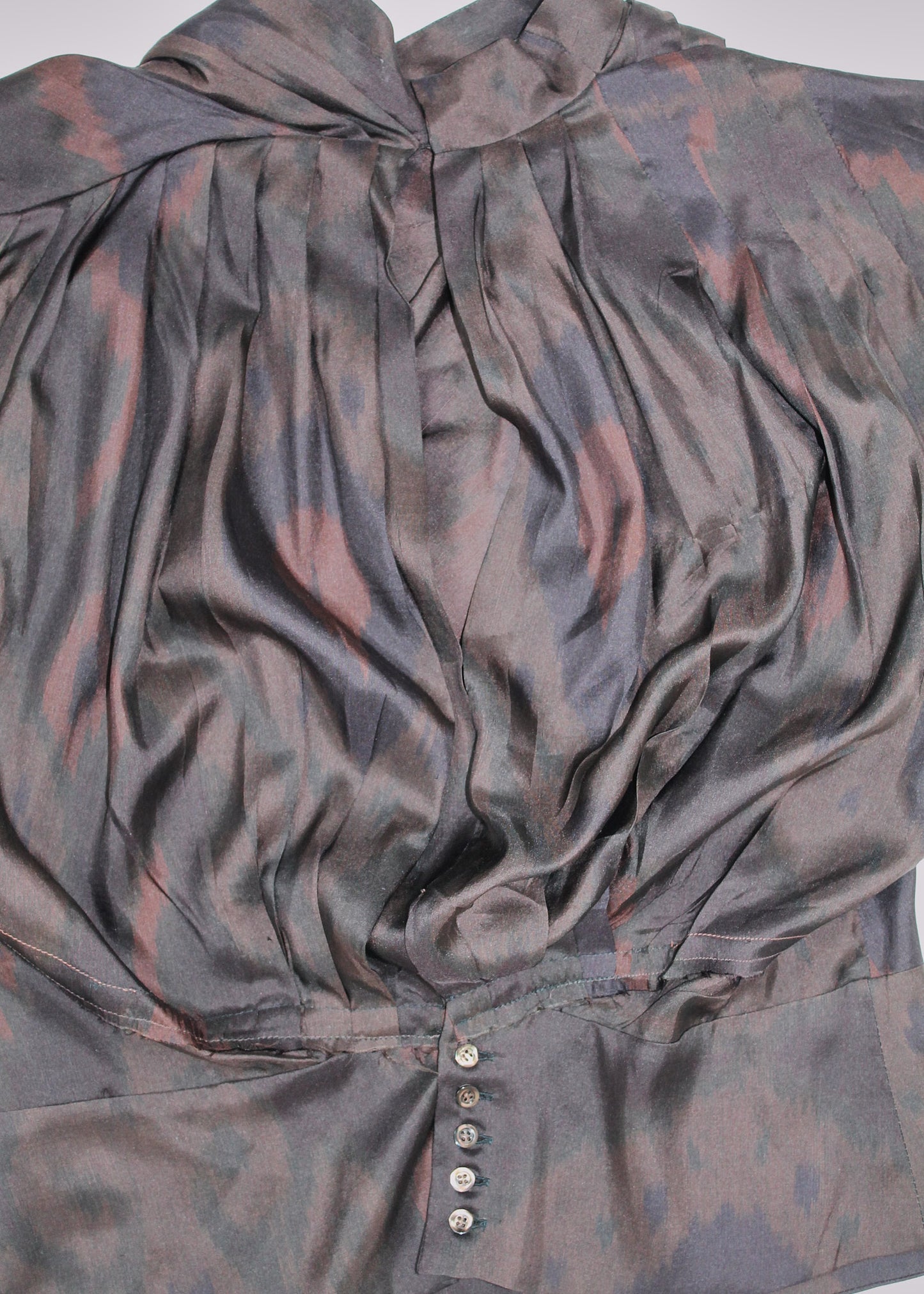 Dries Van Noten Brown Open Back Top