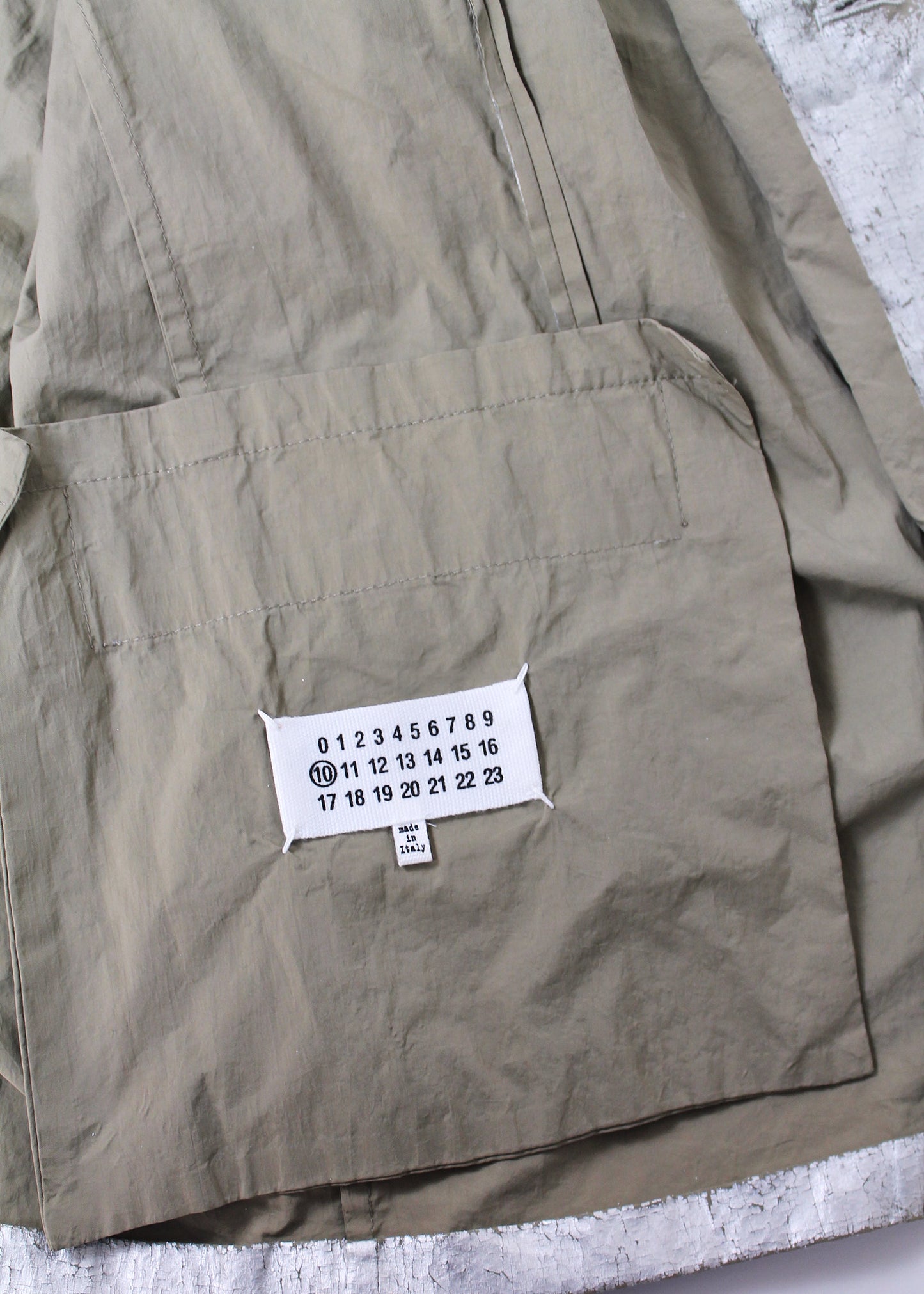 Maison Martin Margiela Silver Coated Blazer