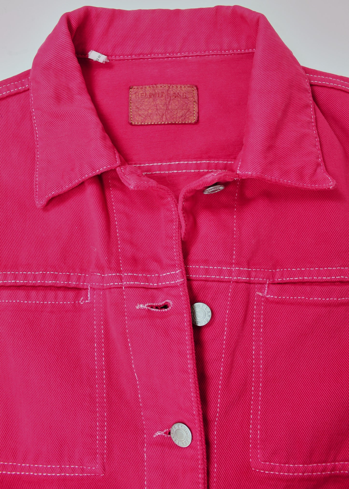Helmut Lang Red Denim Jacket (1998)