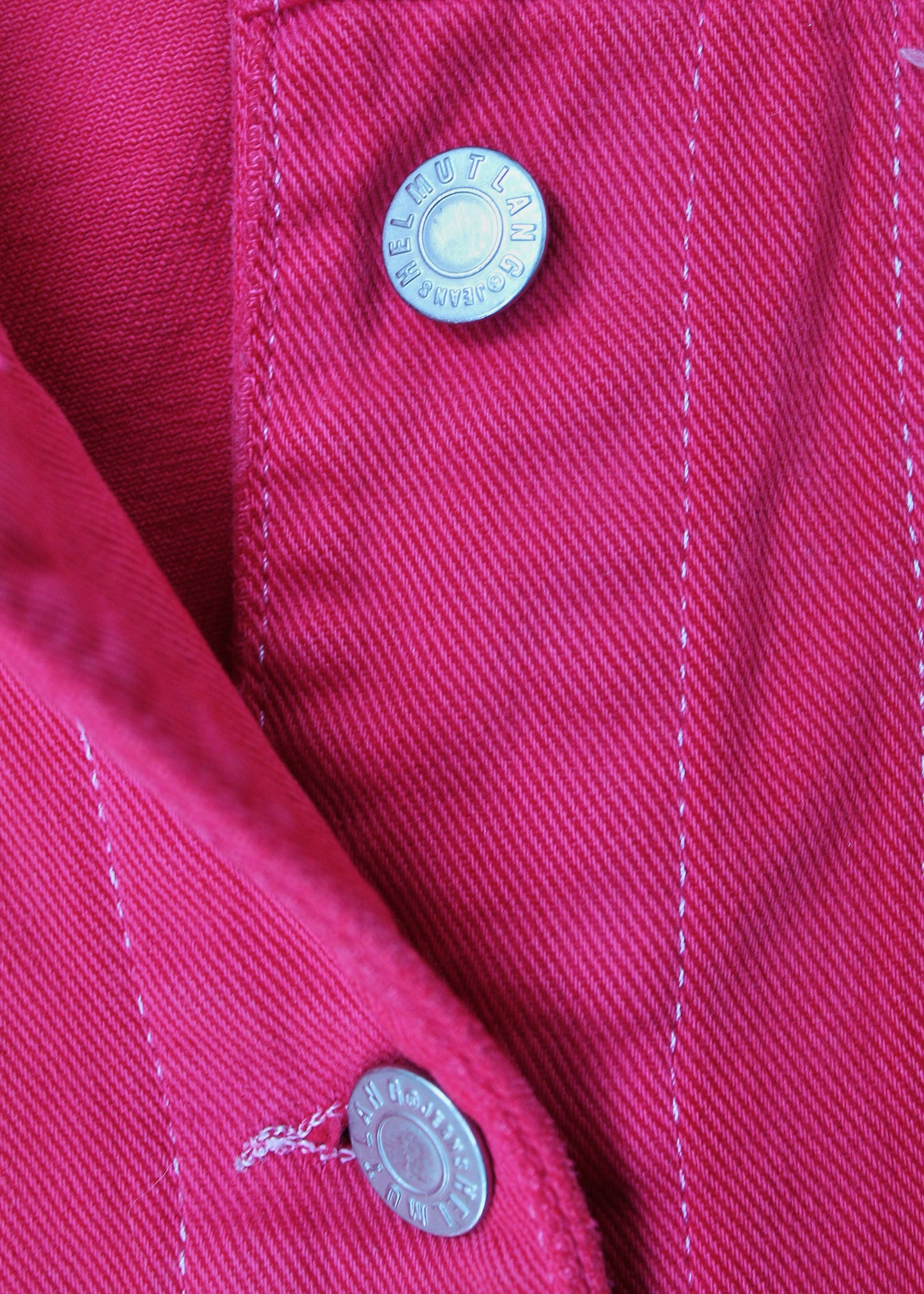 Helmut Lang Red Denim Jacket (1998)