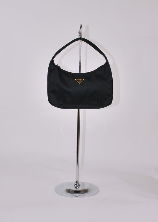 Prada Black Nylon Shoulder Bag