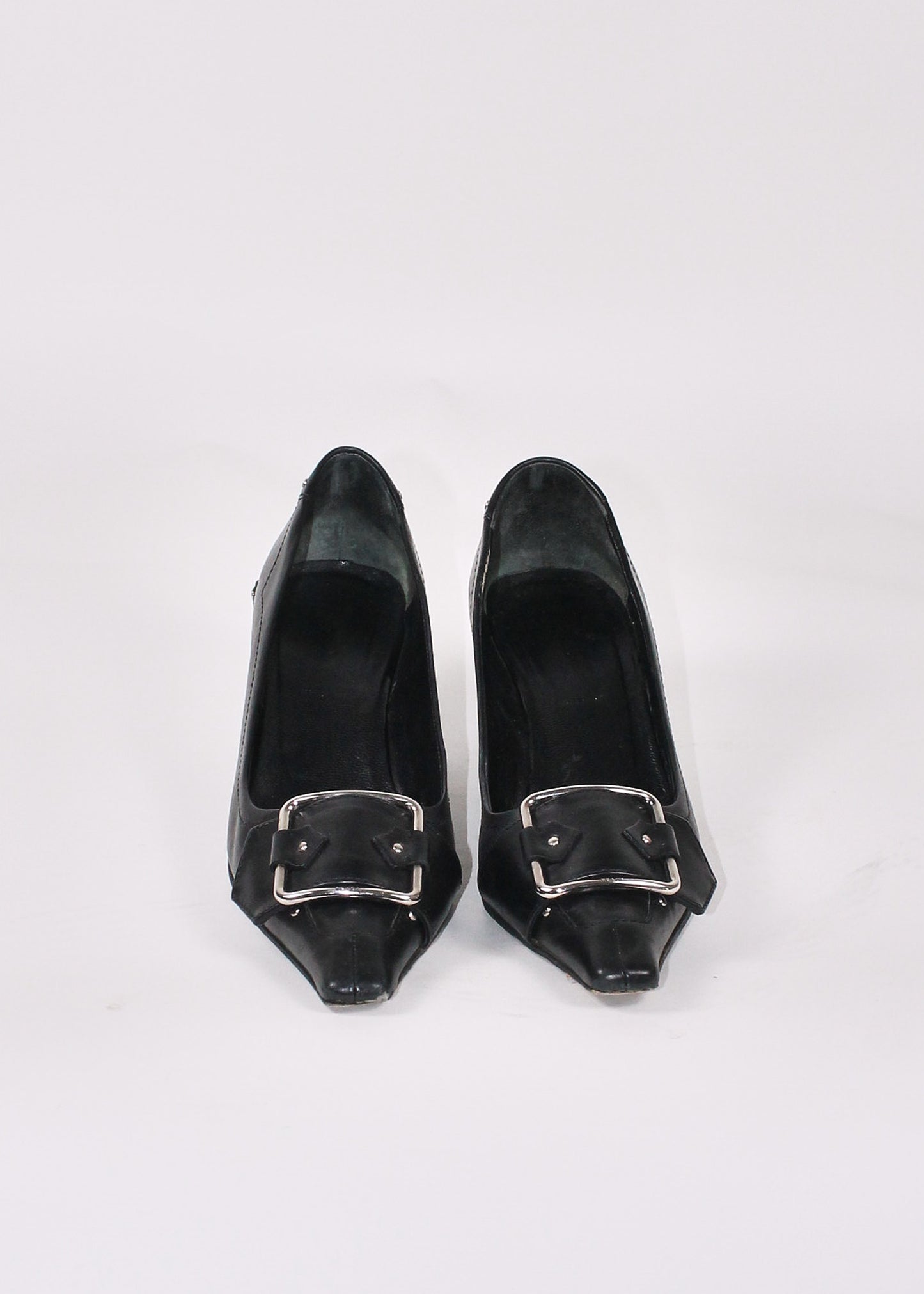 Prada Black Kitten Heels Shoes