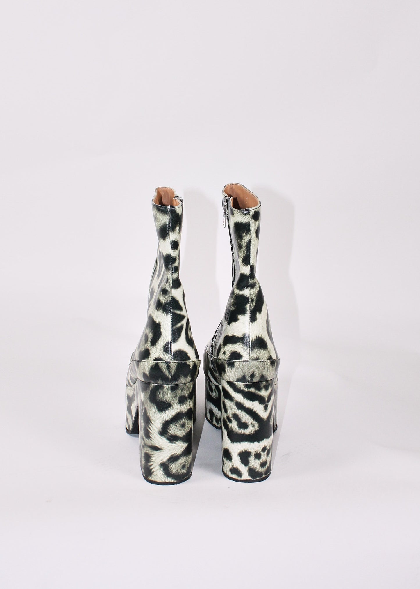 Dries Van Noten Leopard Platform Boots