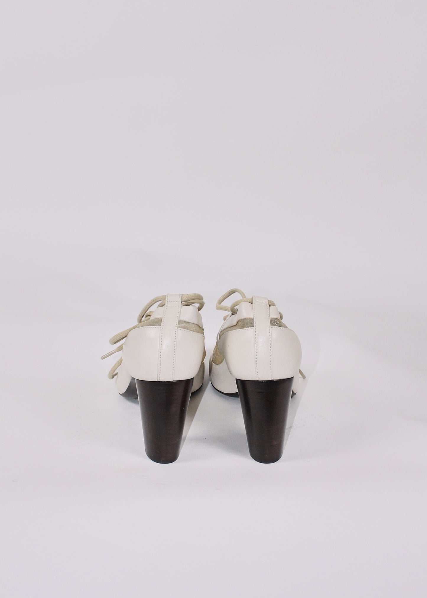 Lemaire Mesh and Leather Pumps