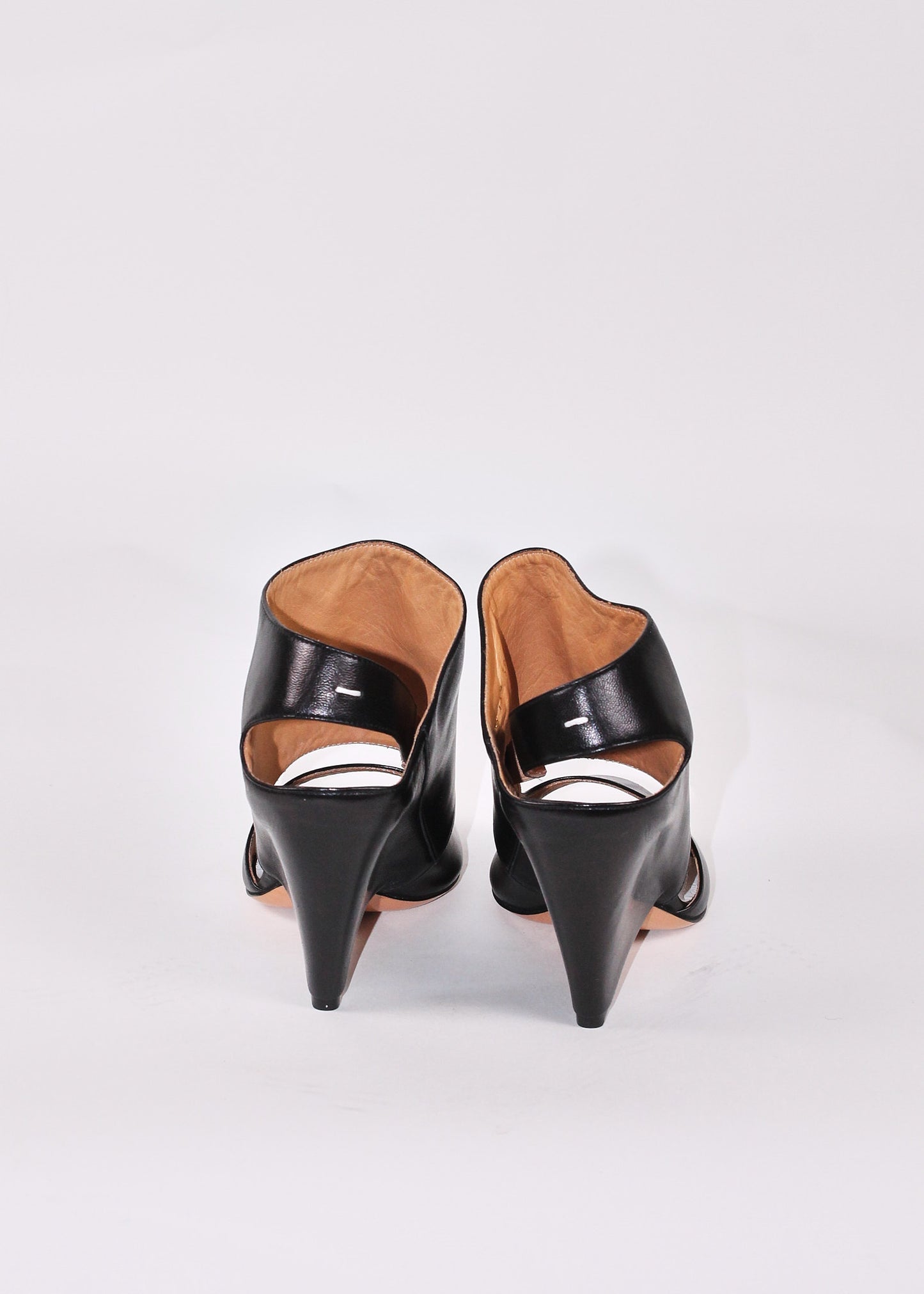 Maison Martin Margiela black wedge sandals
