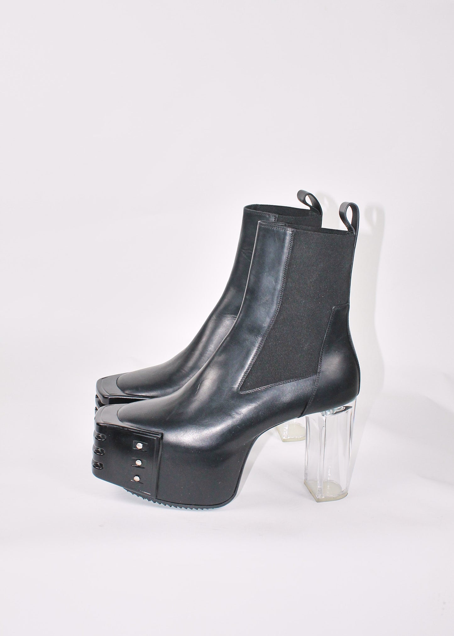 Rick Owens Hollywood Grilled Kiss Ankle Boots