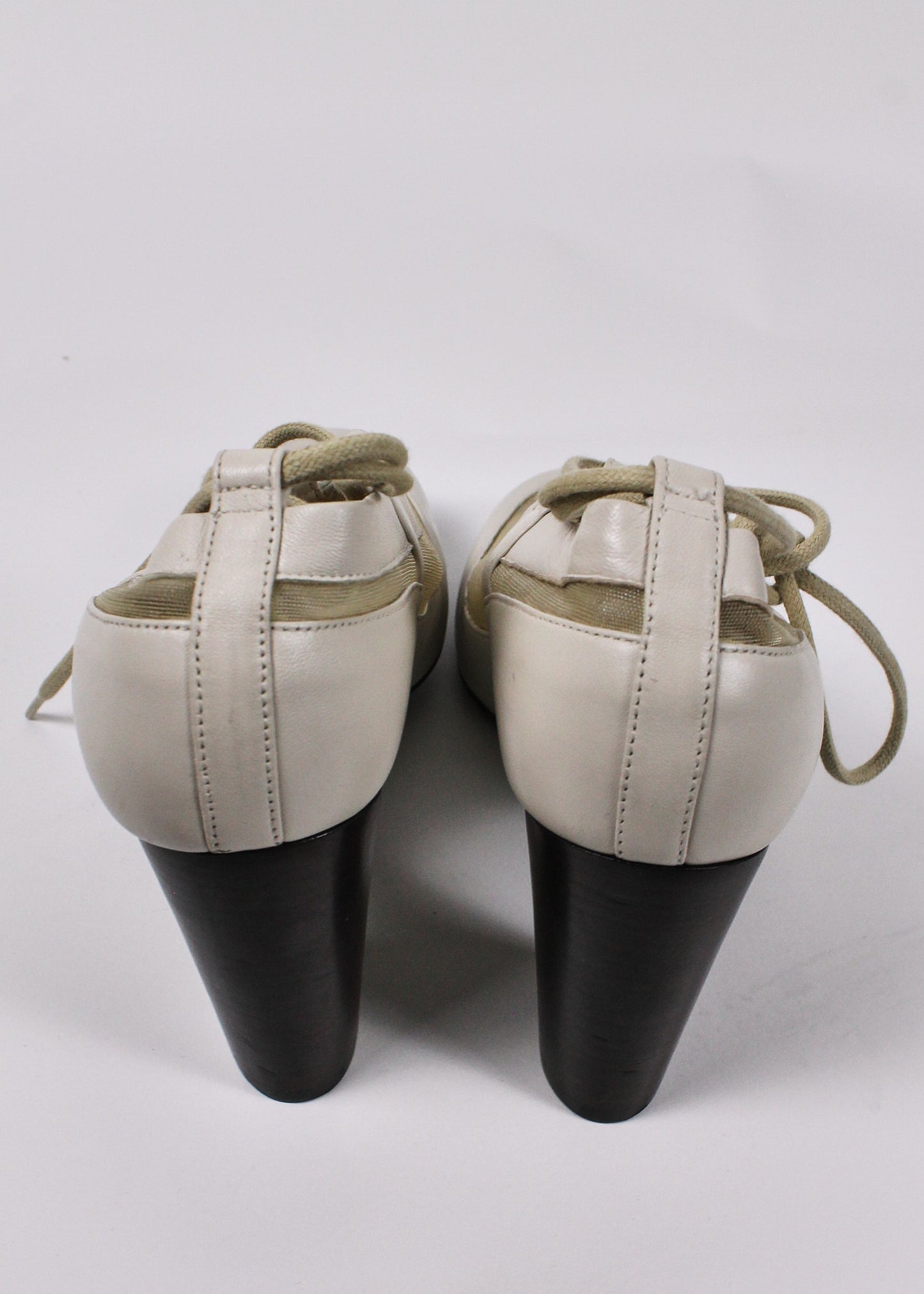 Lemaire Mesh and Leather Pumps