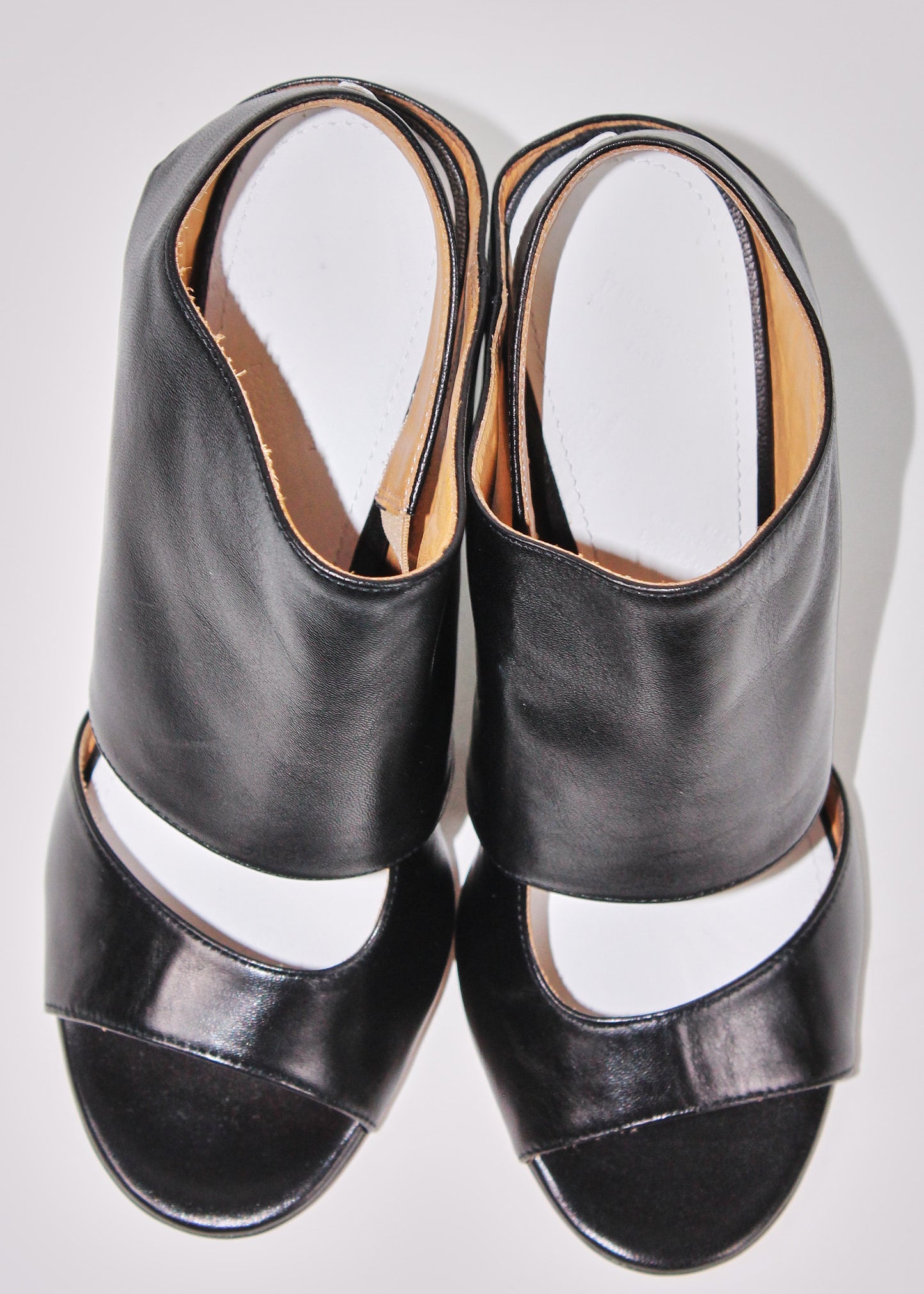 Maison Martin Margiela black wedge sandals
