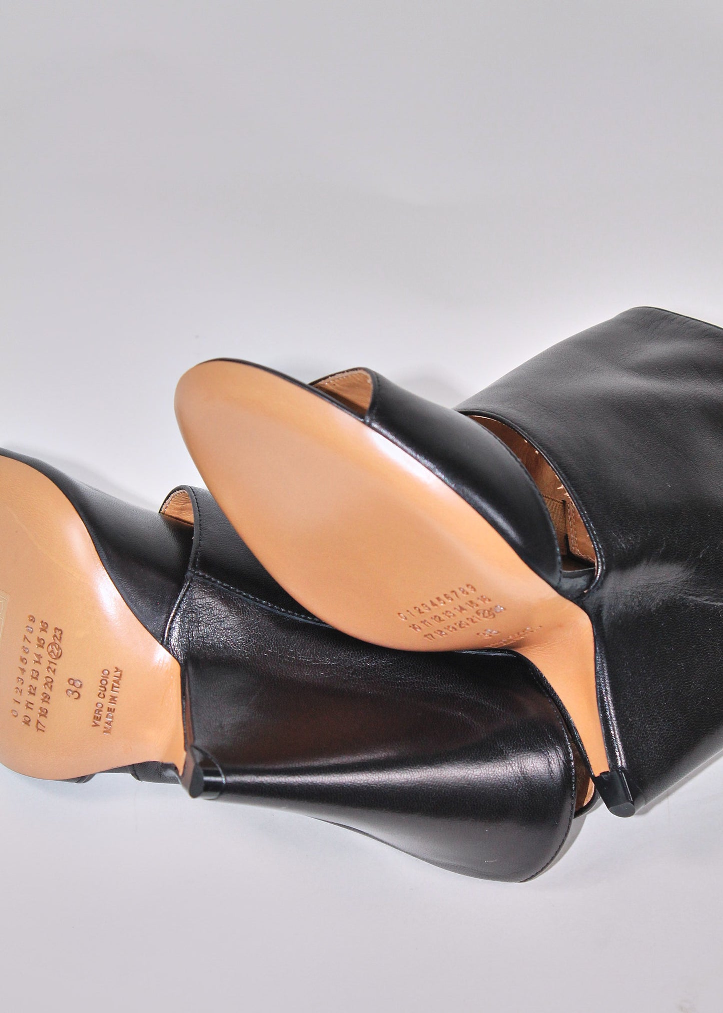 Maison Martin Margiela black wedge sandals