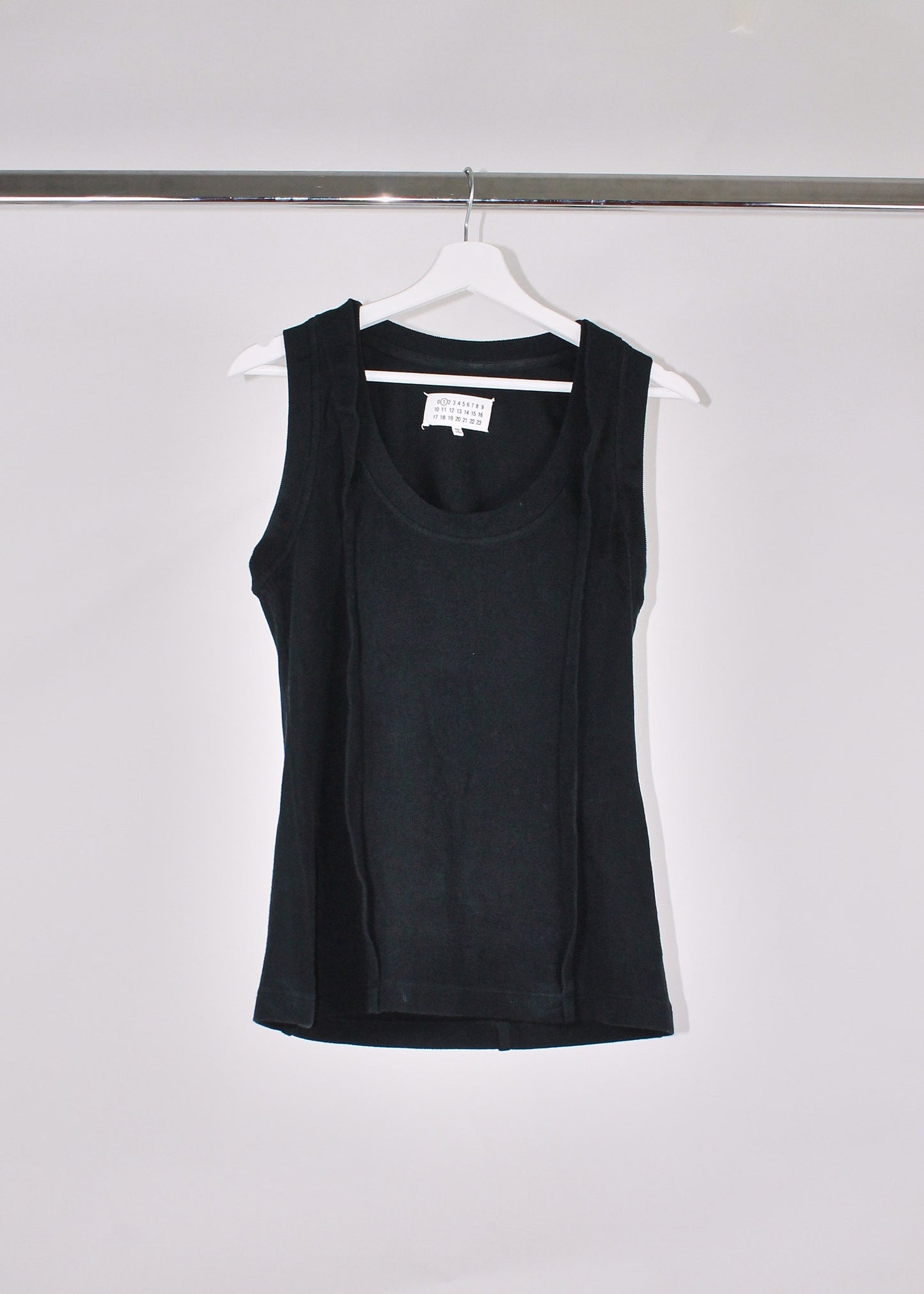 Maison Margiela Black Tank Top