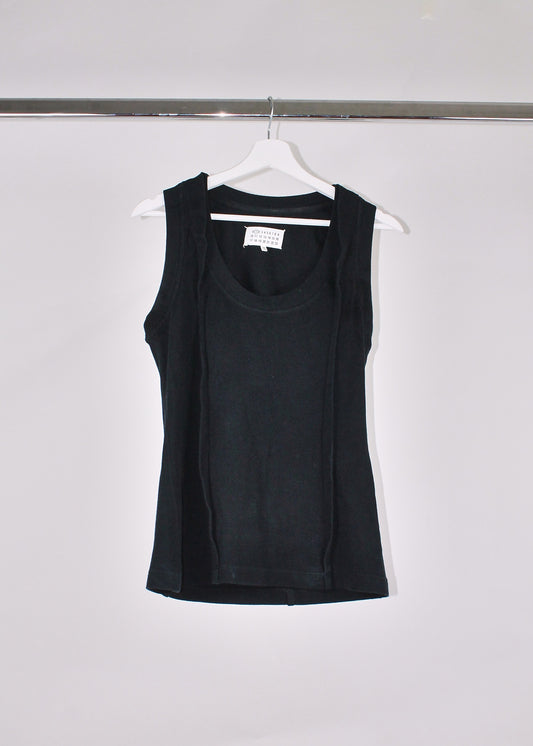 Maison Margiela Black Tank Top