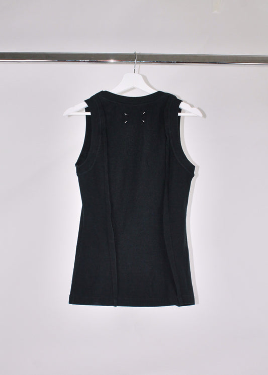 Maison Margiela Black Tank Top