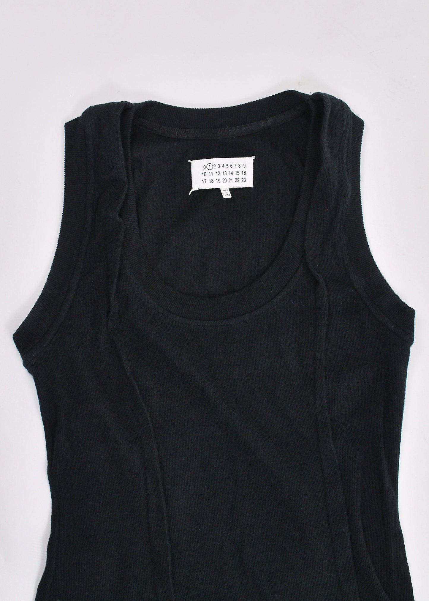 Maison Margiela Black Tank Top