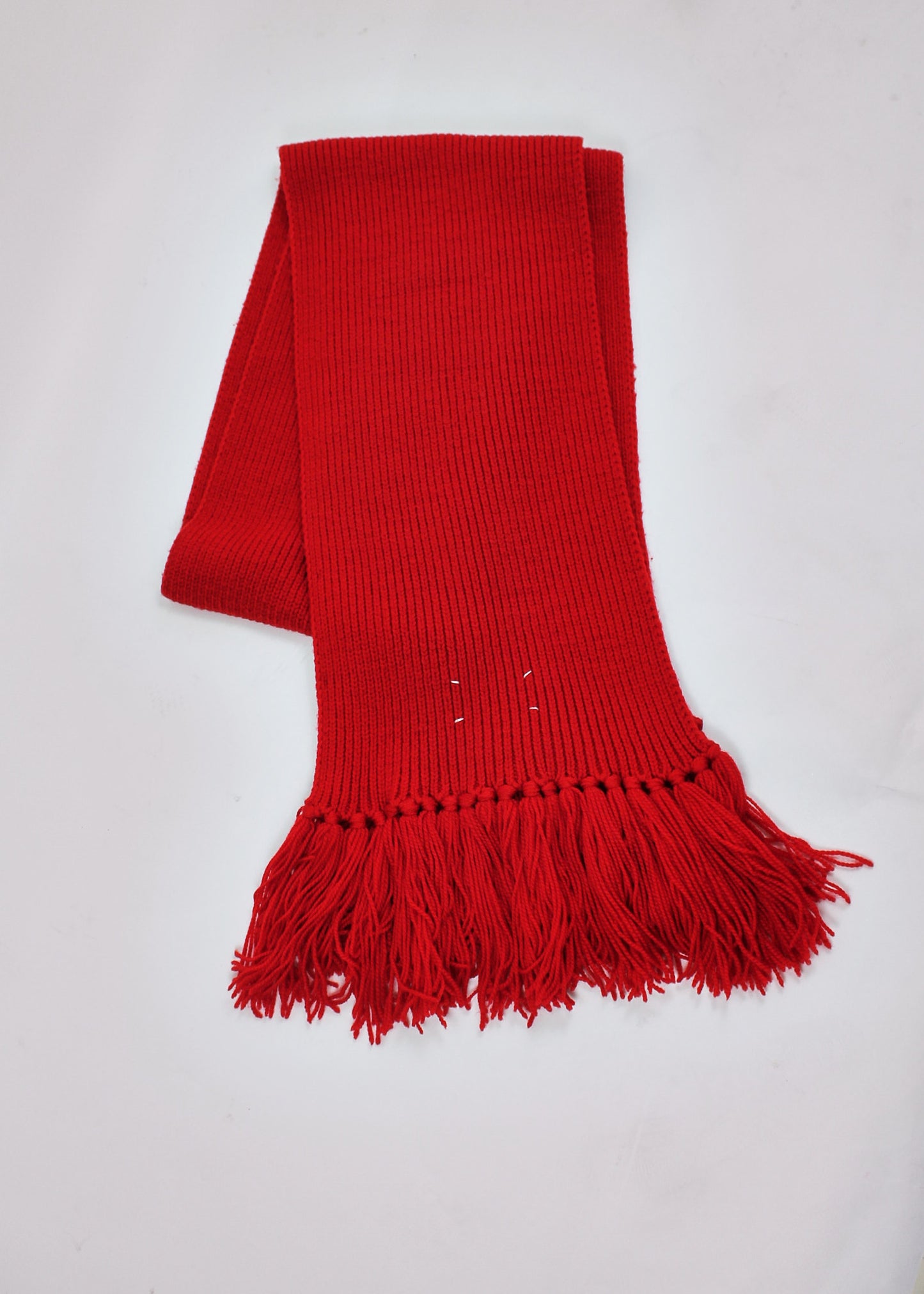 Maison Martin Margiela Red Knitted Scarf (FW2005)