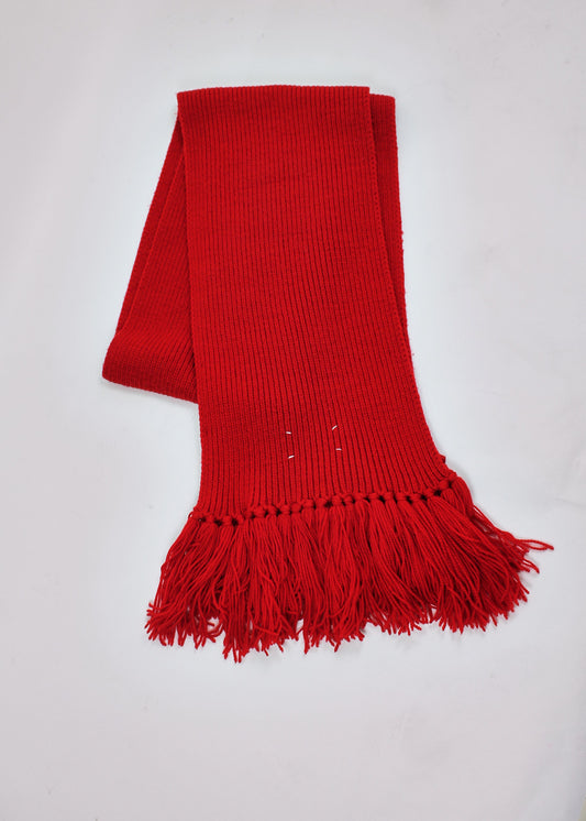 Maison Martin Margiela Red Knitted Scarf (FW2005)