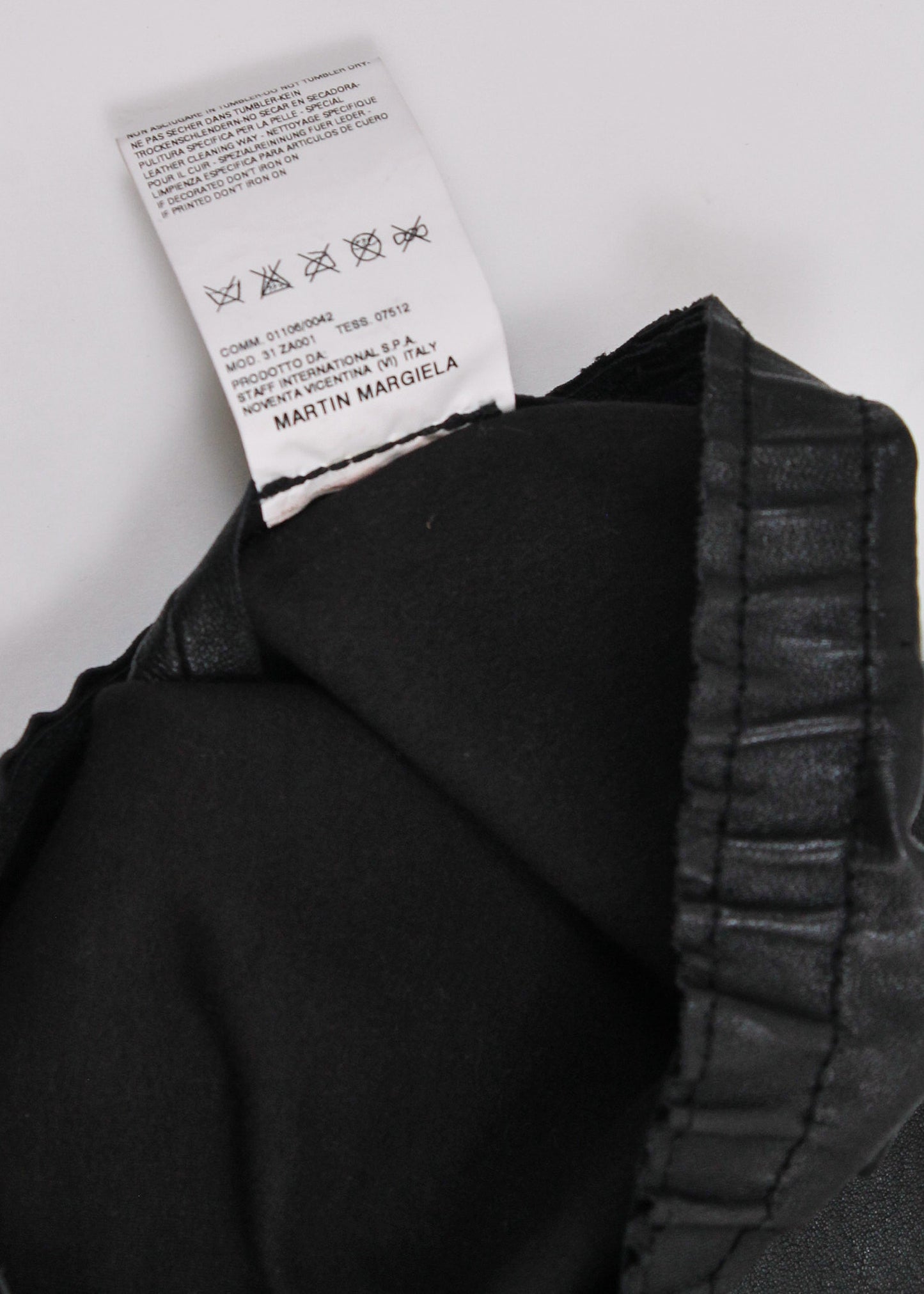 Maison Martin Margiela Leather Leg Warmers (FW2004)