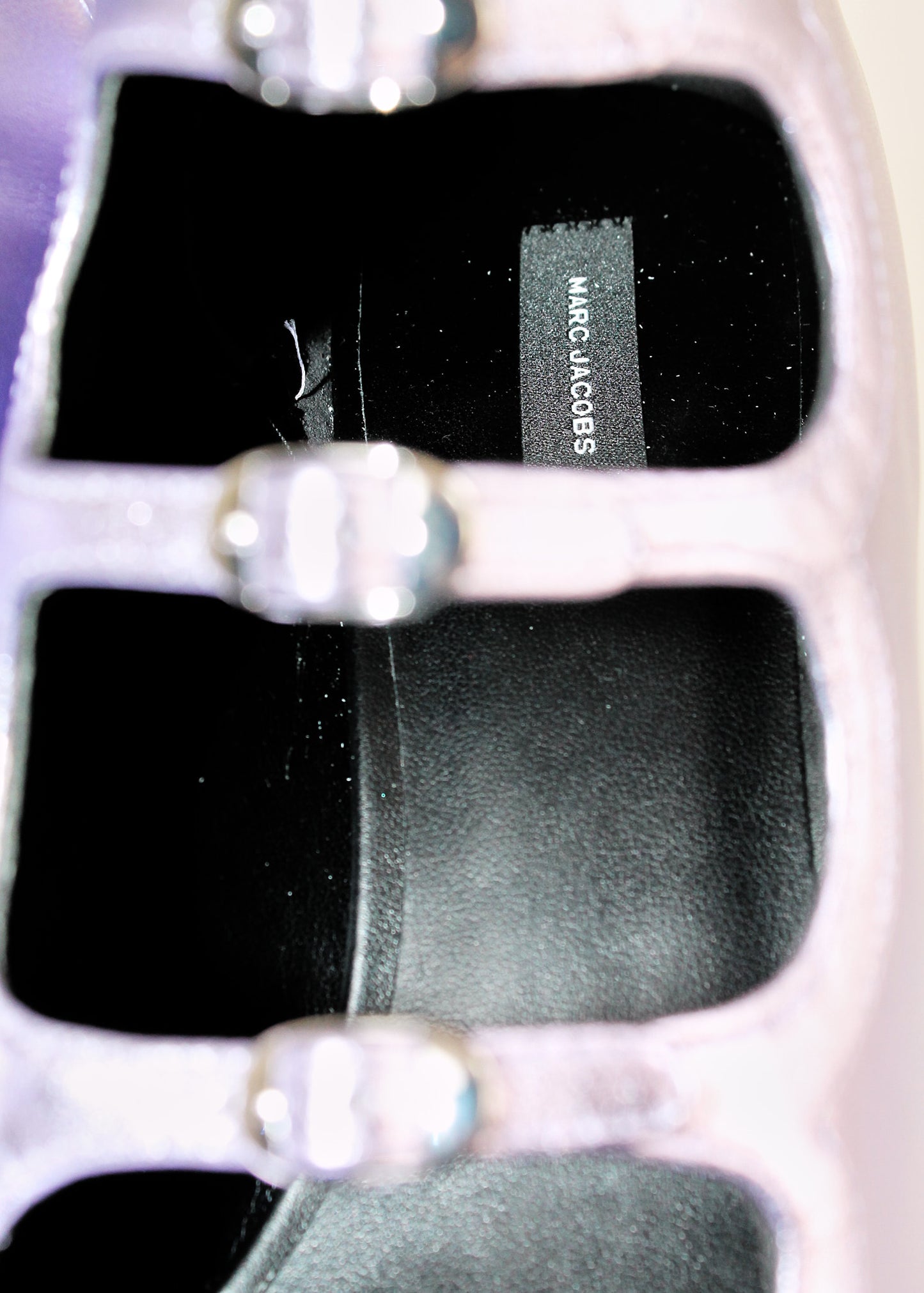 Marc Jacobs Metallic Purple Platform Kiki Boots