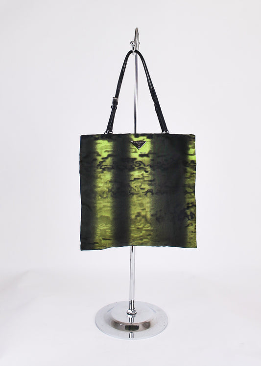 Prada Green Printed Nylon Bag (FW2004)