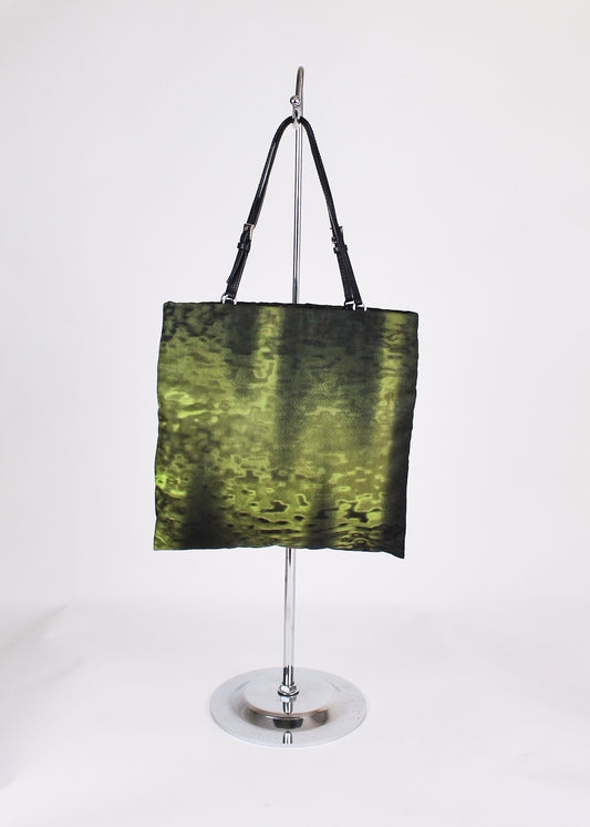 Prada Green Printed Nylon Bag (FW2004)