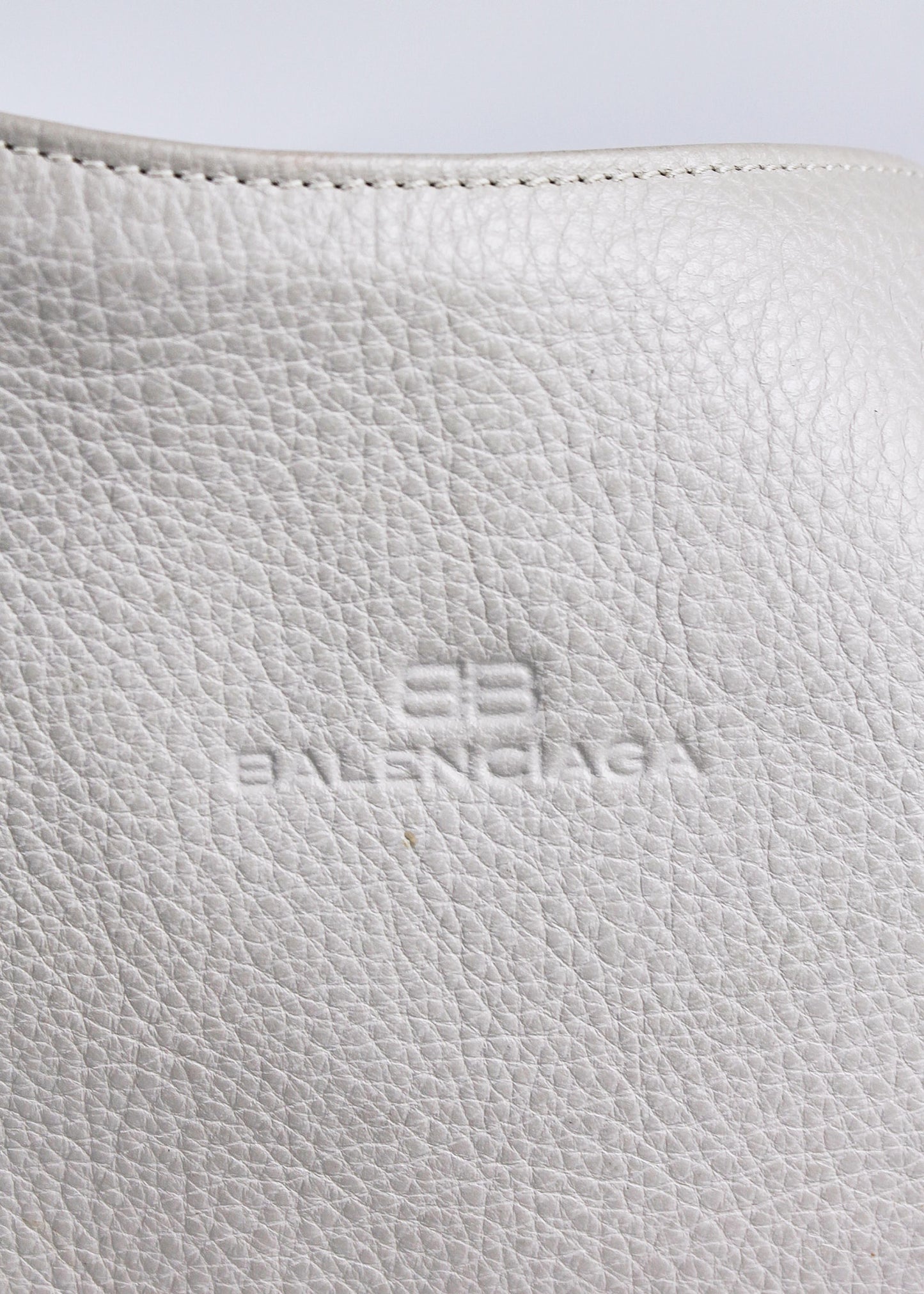 Balenciaga White Shoulder Bag