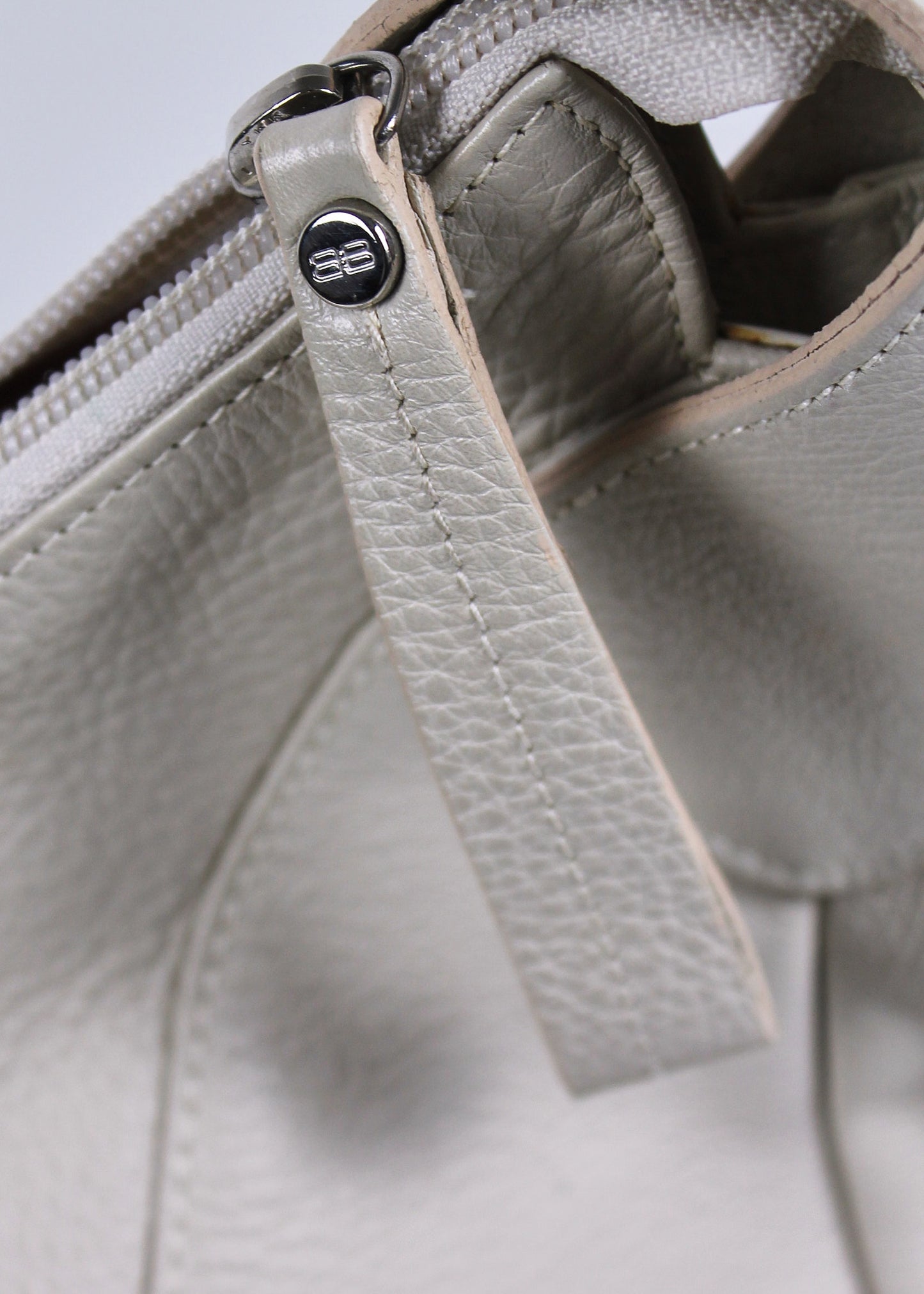 Balenciaga White Shoulder Bag