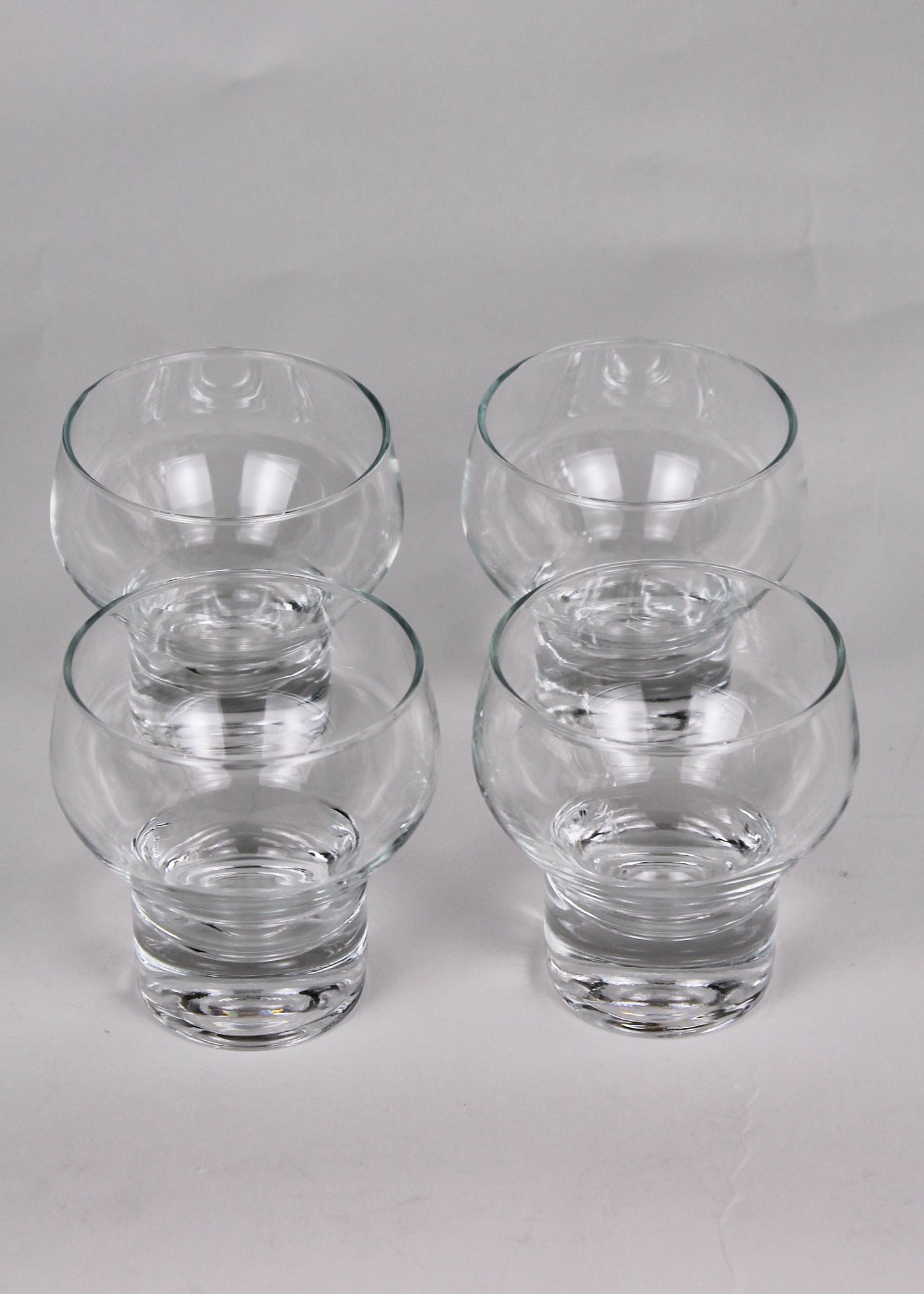 Glass Dessert Bowl Set