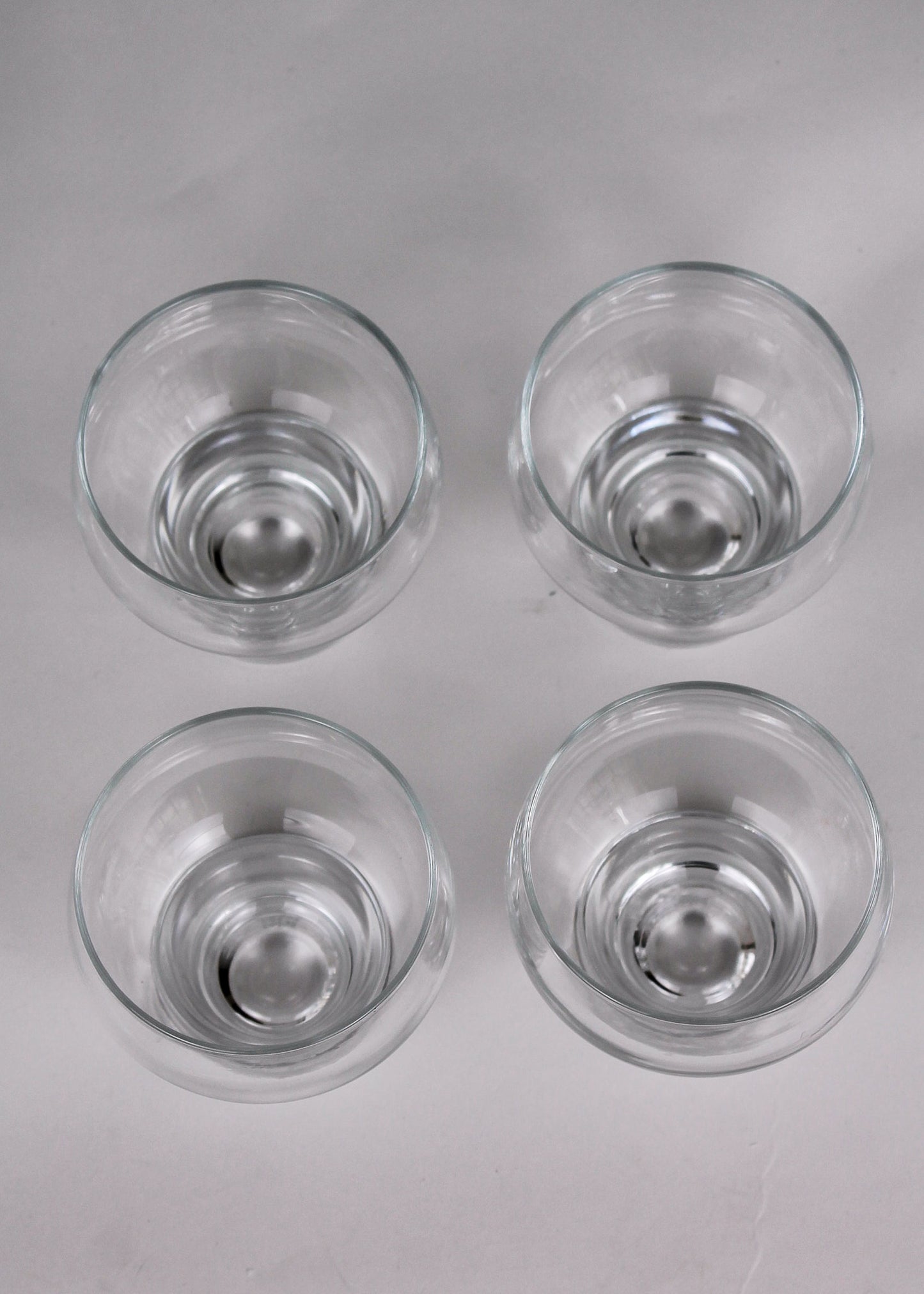 Glass Dessert Bowl Set