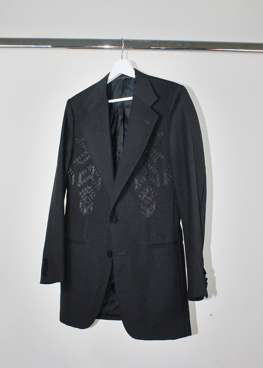 Roberto Cavalli Embroidered Wool Blazer