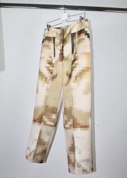 Loewe Printed Satin Trousers