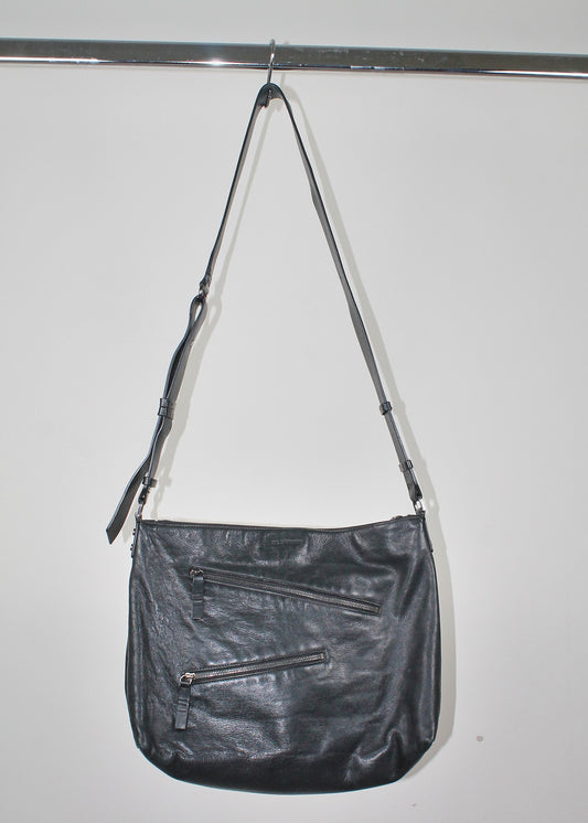 Jil Sander Black Zip Crossbody Bag