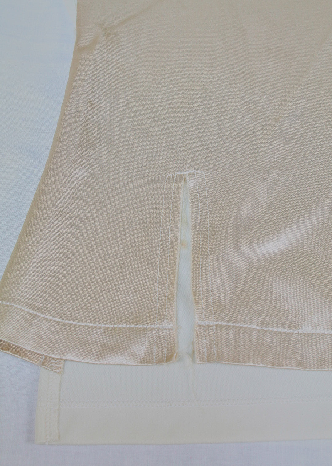 Comme des Garçons Comme des Garçons Ivory Satin/Cotton Top