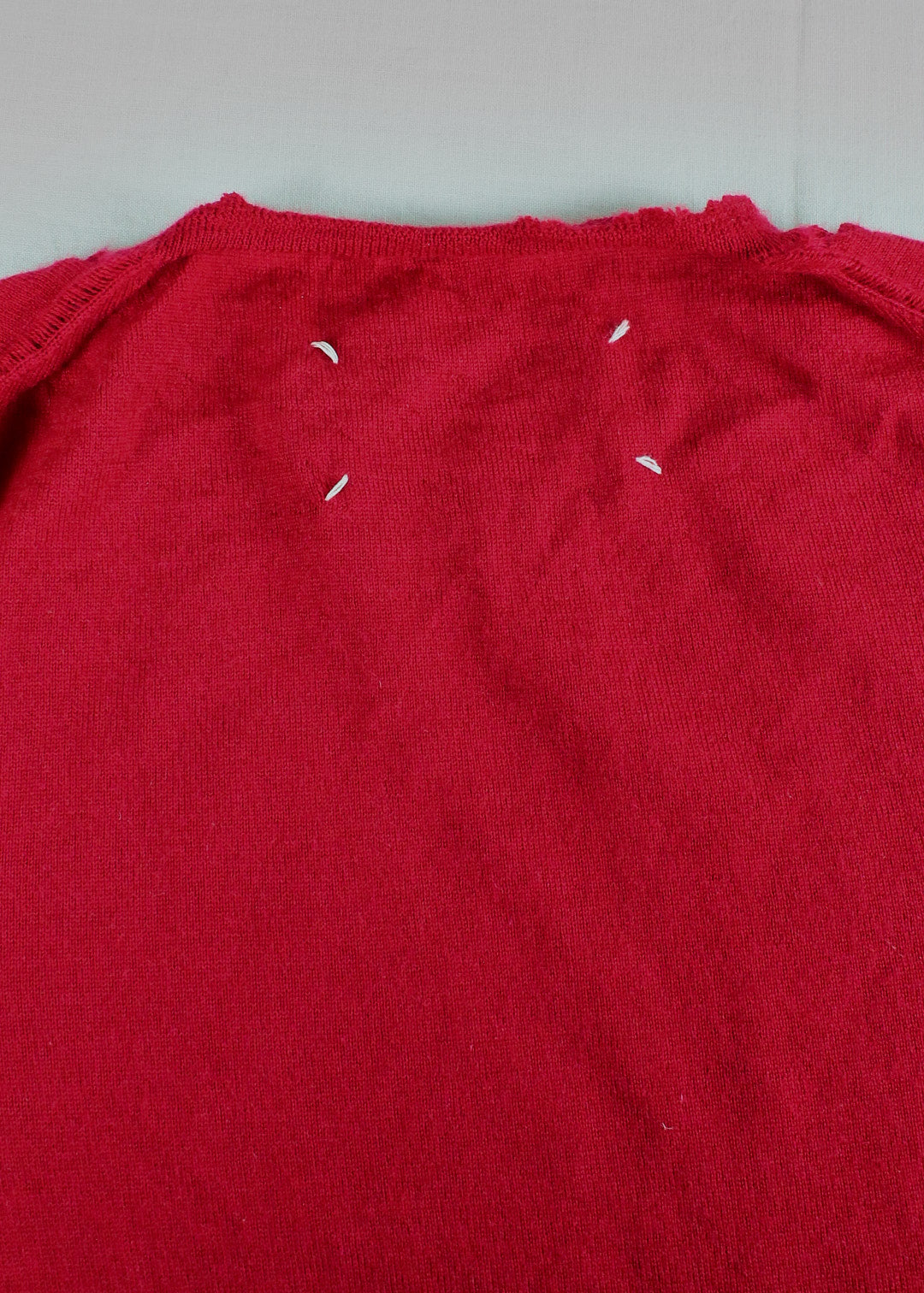 Maison Martin Margiela Red Knitted Jumper