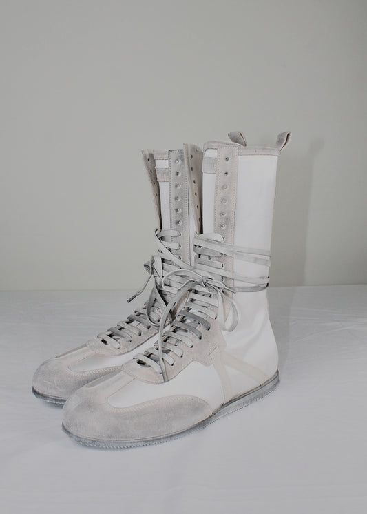Ann Demeulemeester Fides High-Top Boxing Sneakers