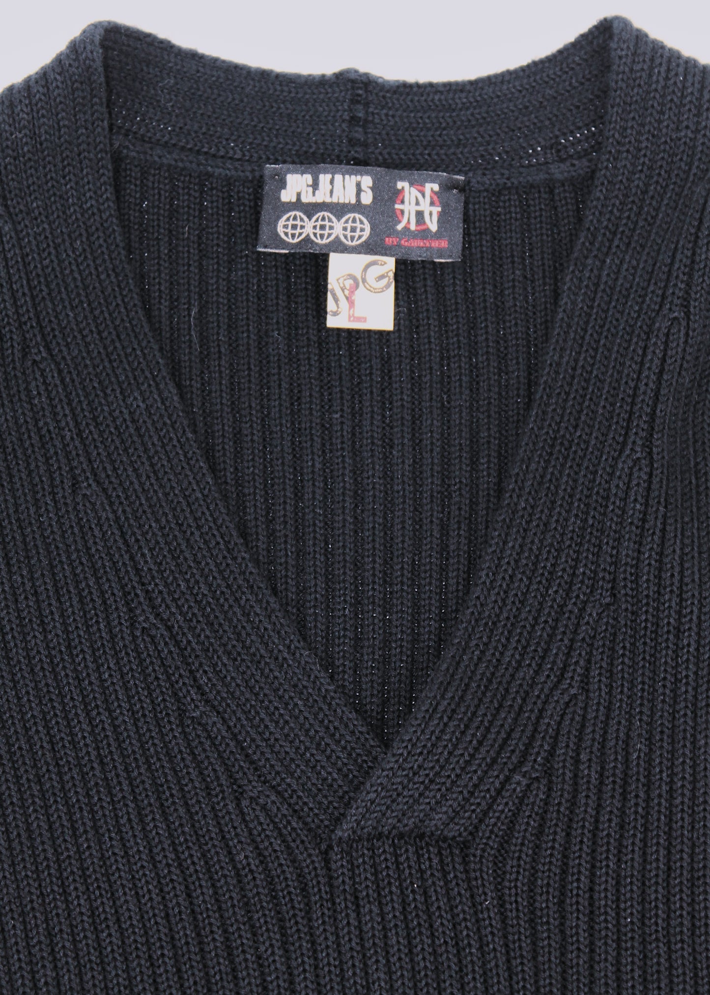 Jean Paul Gaultier Sleeveless Rib Knitted Tank Top