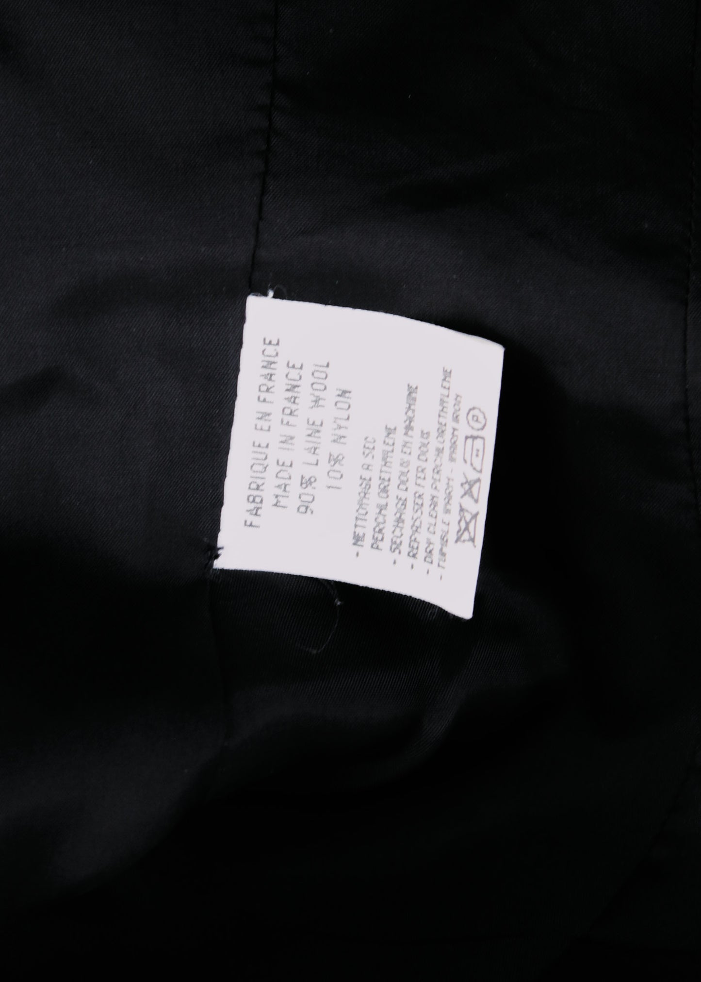 Yohji Yamamoto Wool Asymmetrical Back Seam Blazer