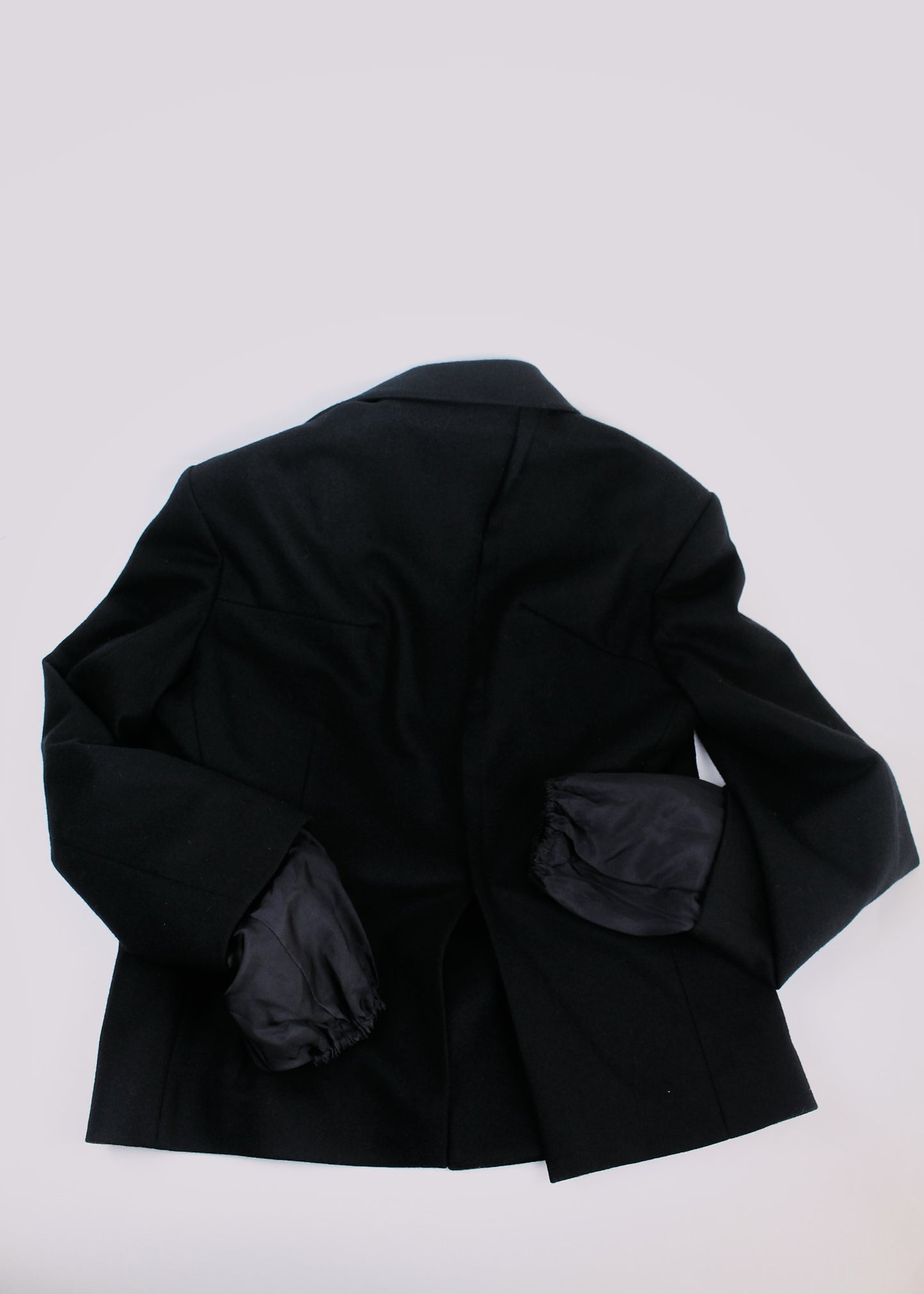 Yohji Yamamoto Wool Asymmetrical Back Seam Blazer