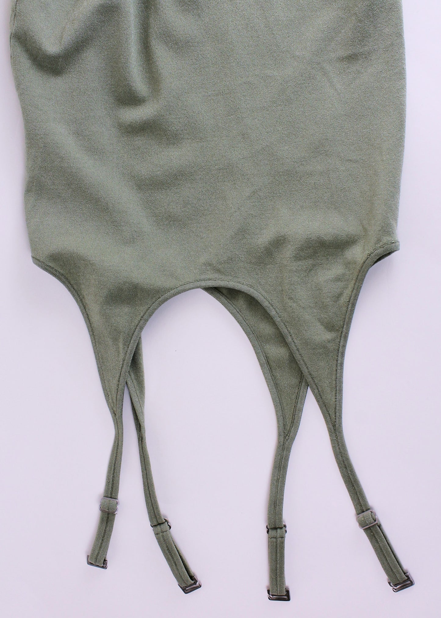 Dion Lee Khaki Garter Detail Tank Top
