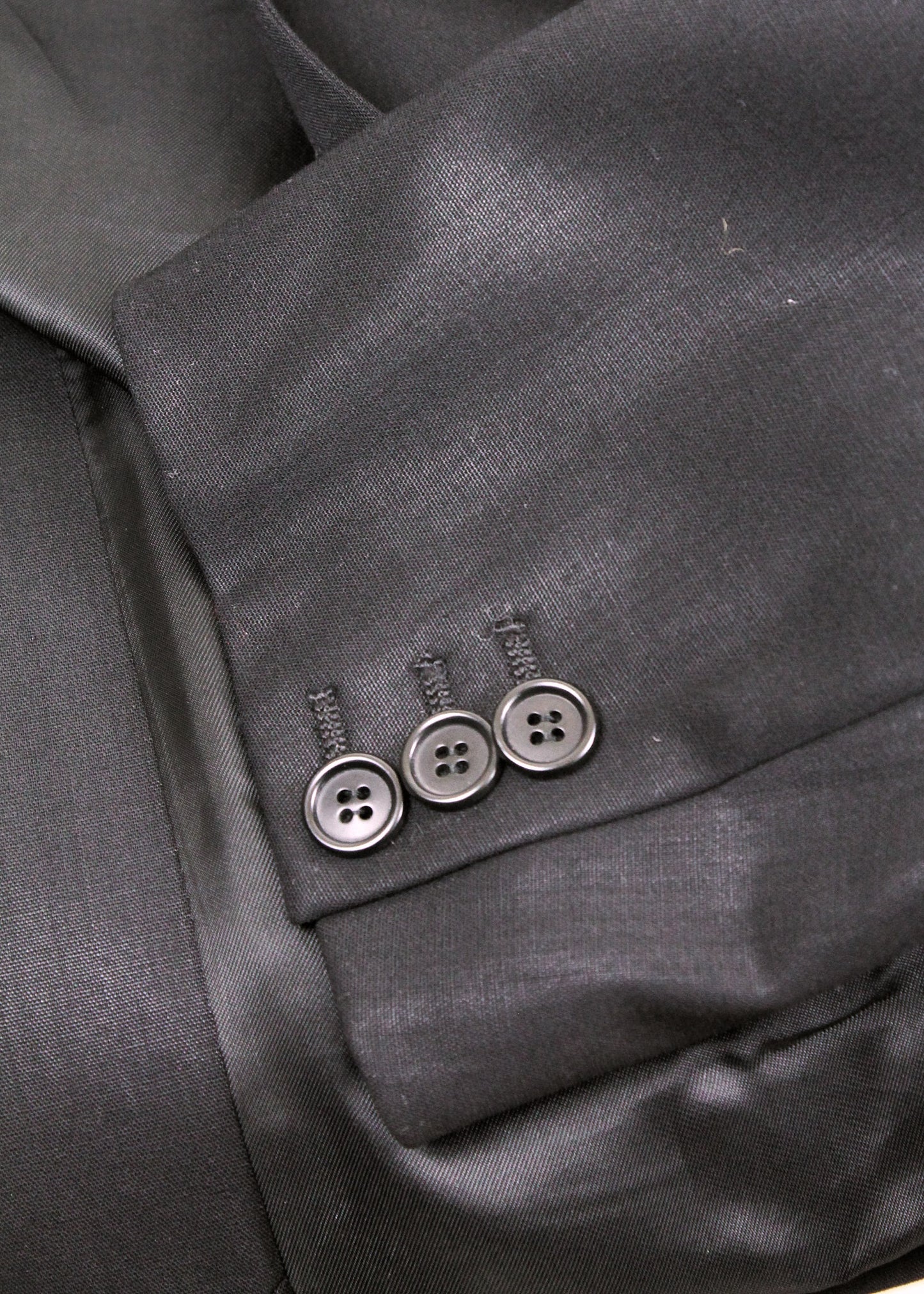 Helmut Lang Black Shiny Wool Blazer (1999)